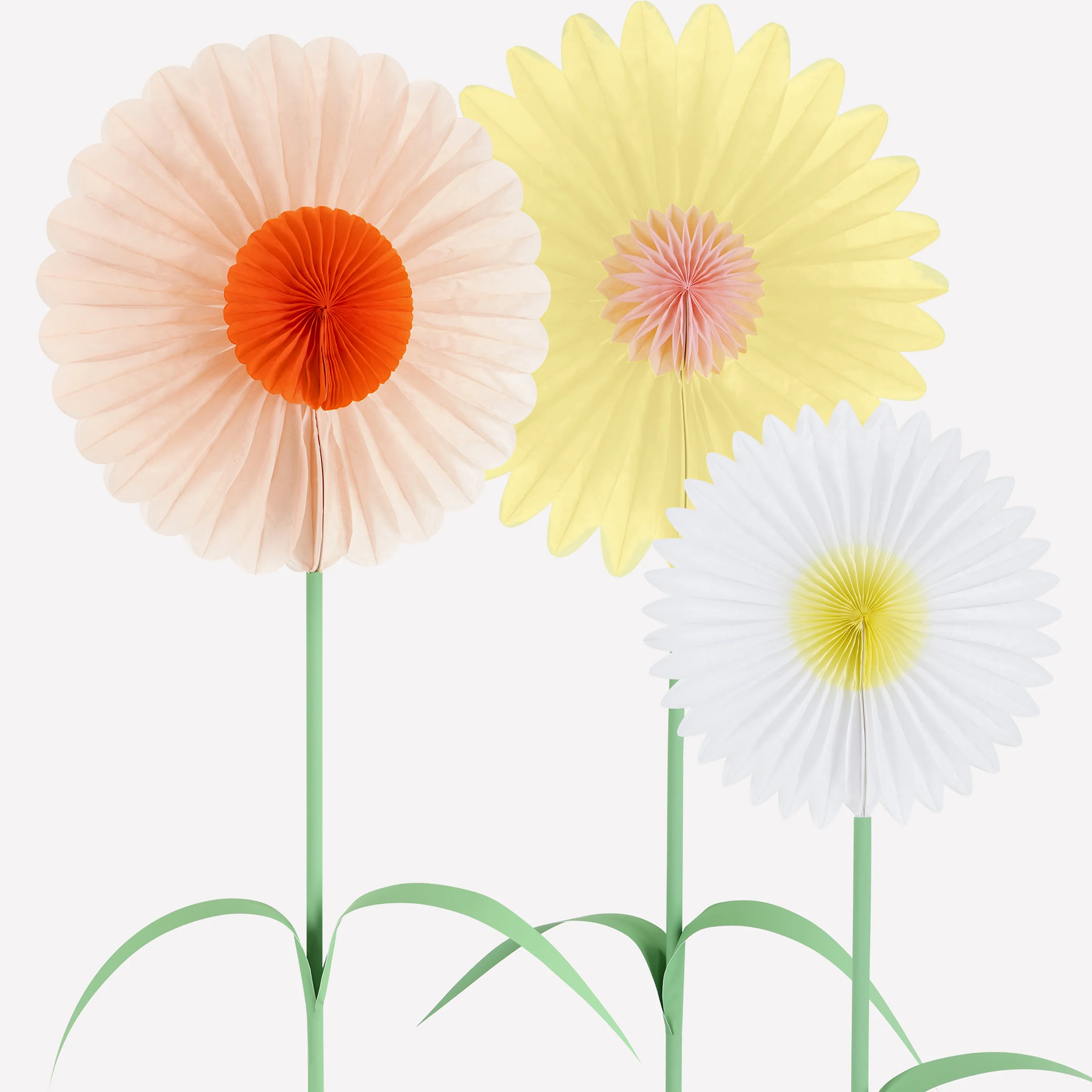 Large Stand Up Flower Decorations (x 3) - Image 3