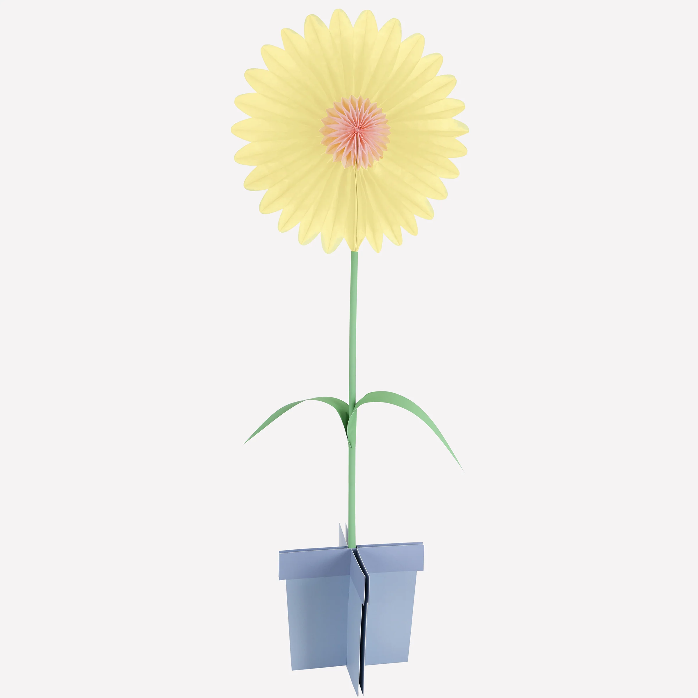 Large Stand Up Flower Decorations (x 3) - Image 4