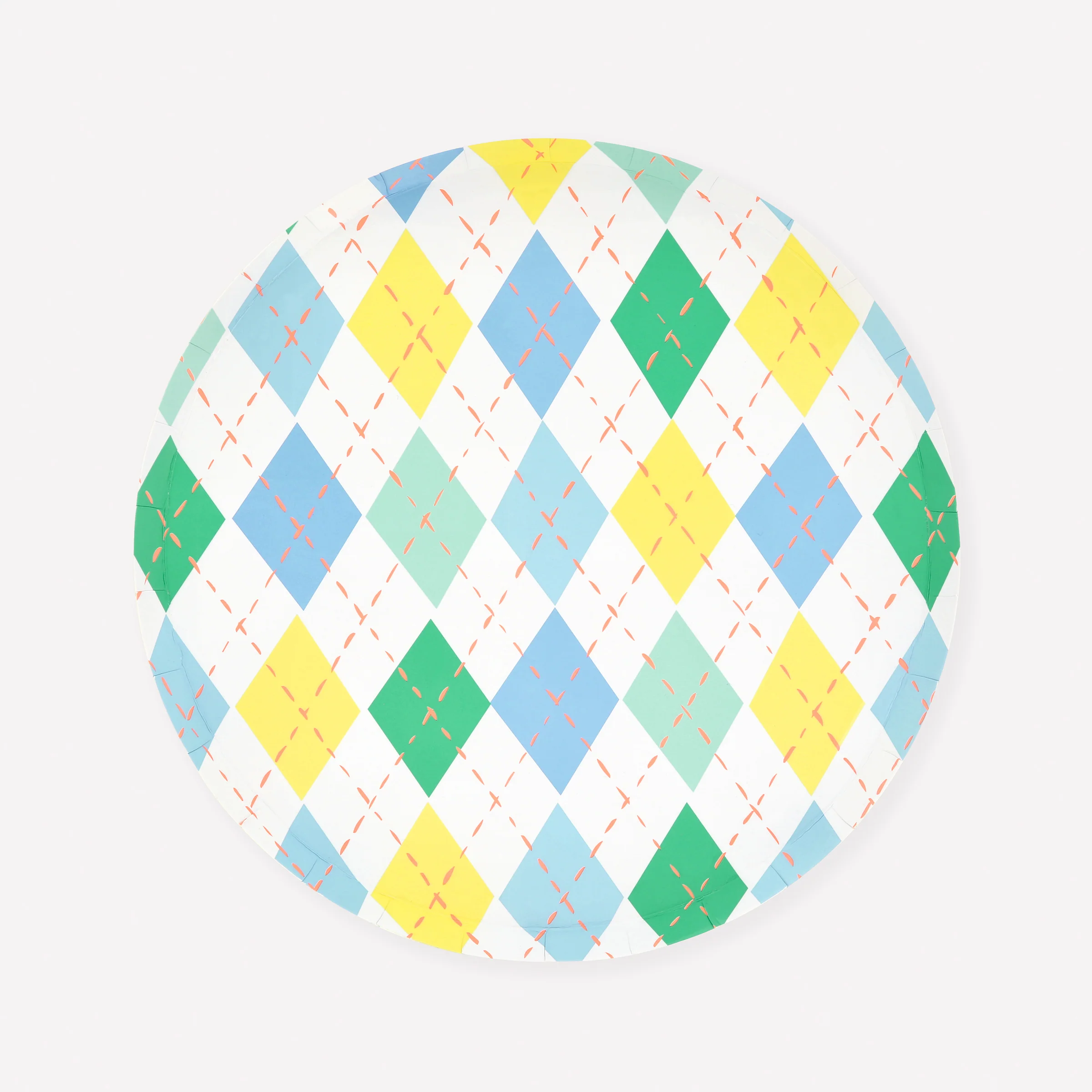 Argyle Side Plates (x 8)