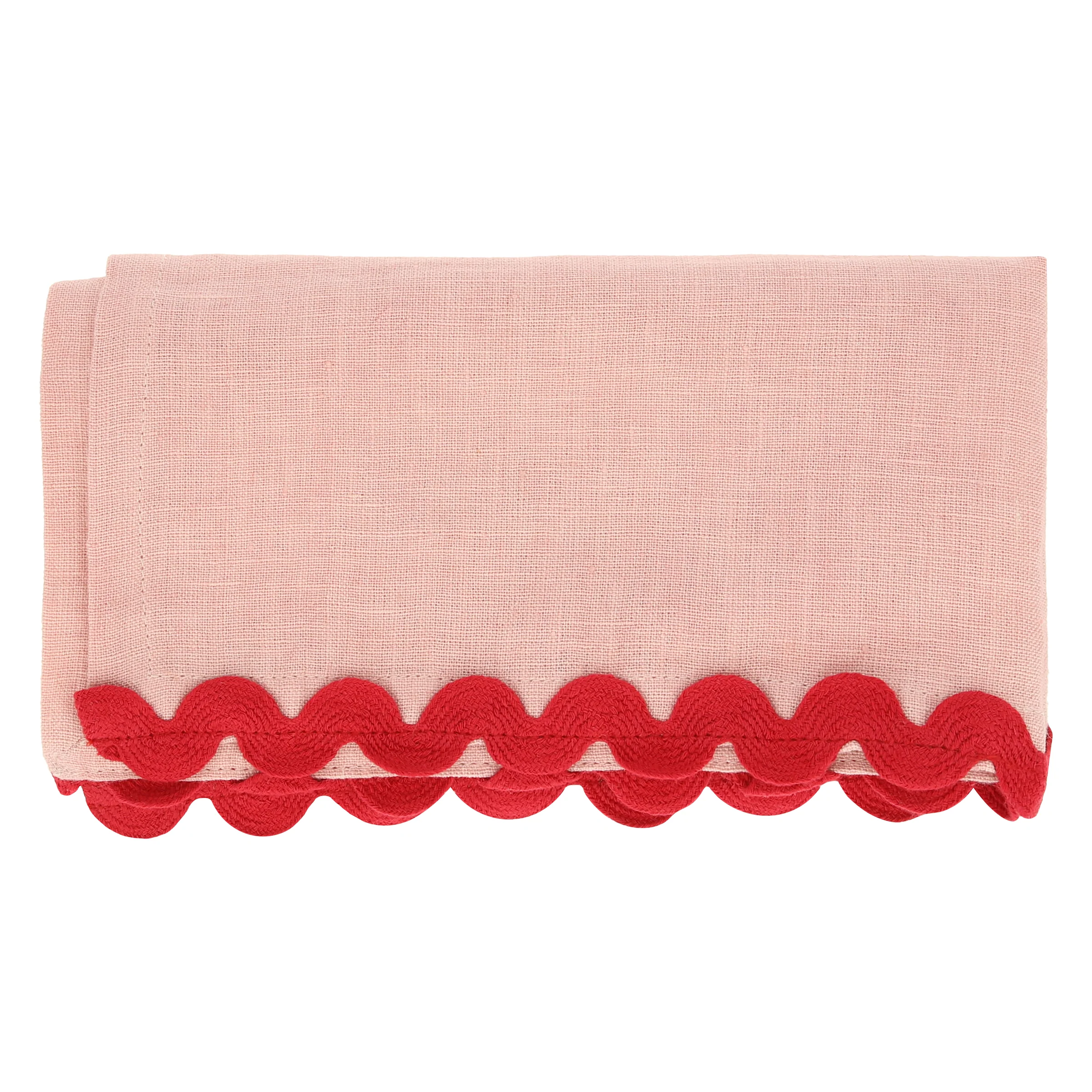 Assorted Ricrac Fabric Napkins (x 4) - Image 6