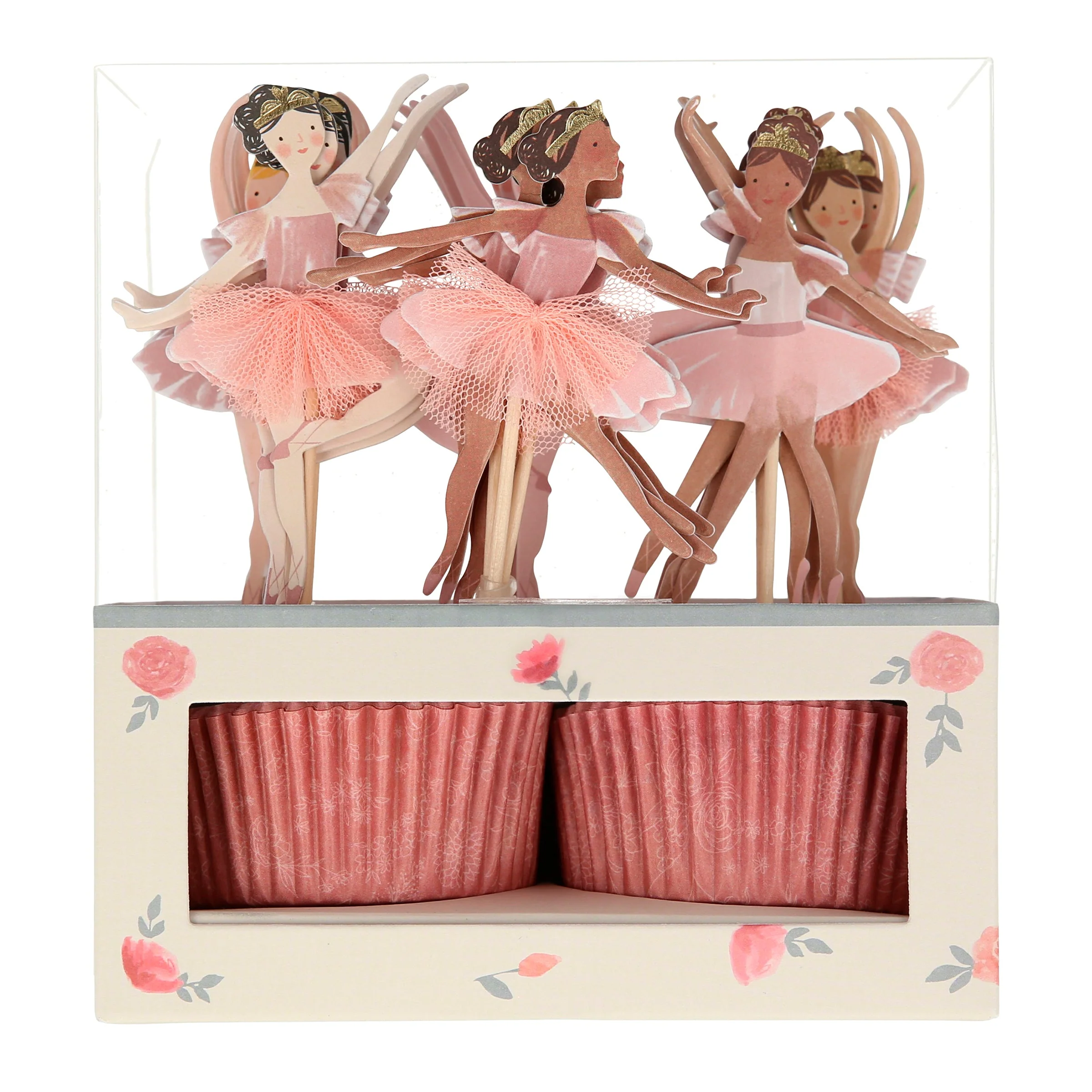 Ballerina Cupcake Kit (x 24 toppers) - Image 3