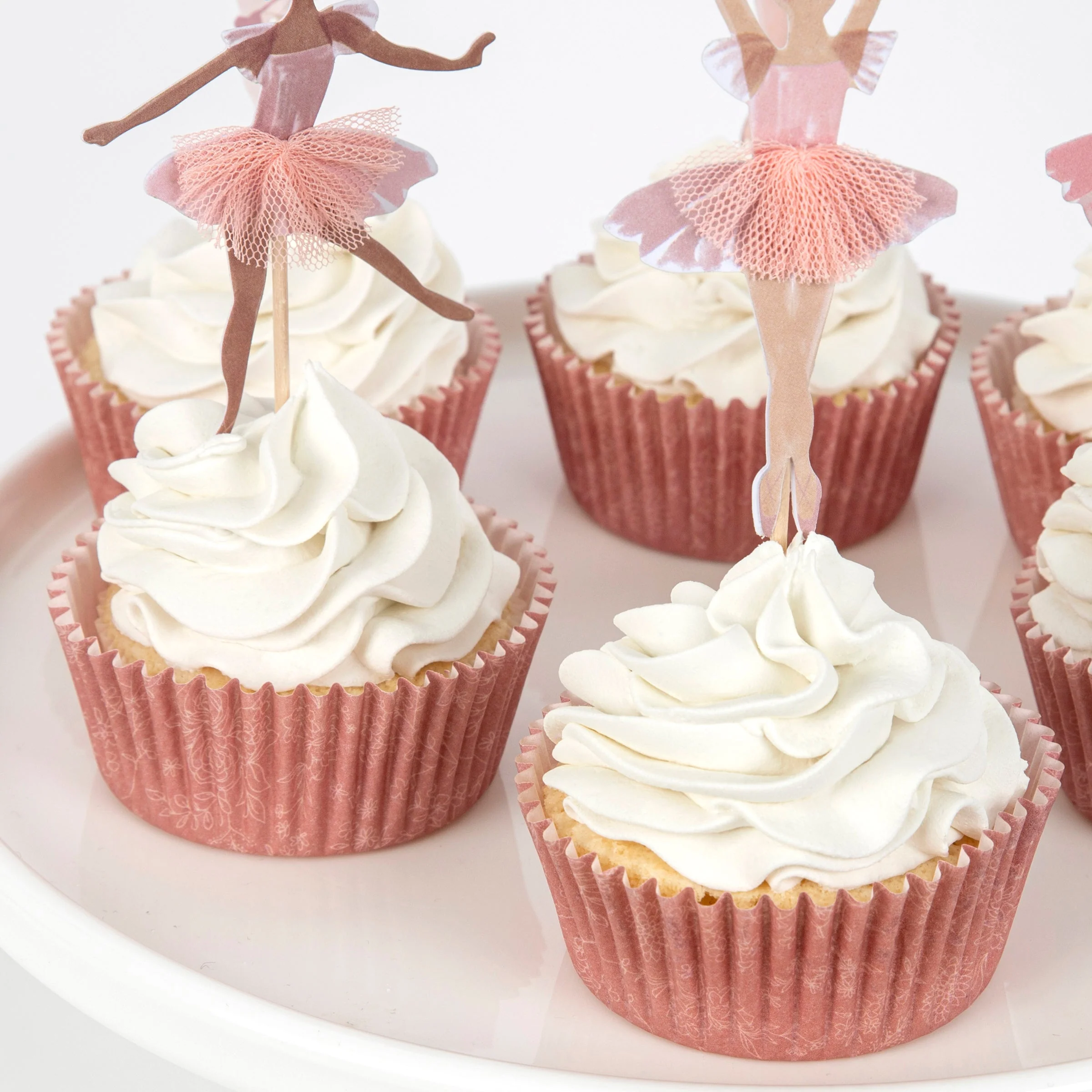Ballerina Cupcake Kit (x 24 toppers) - Image 4
