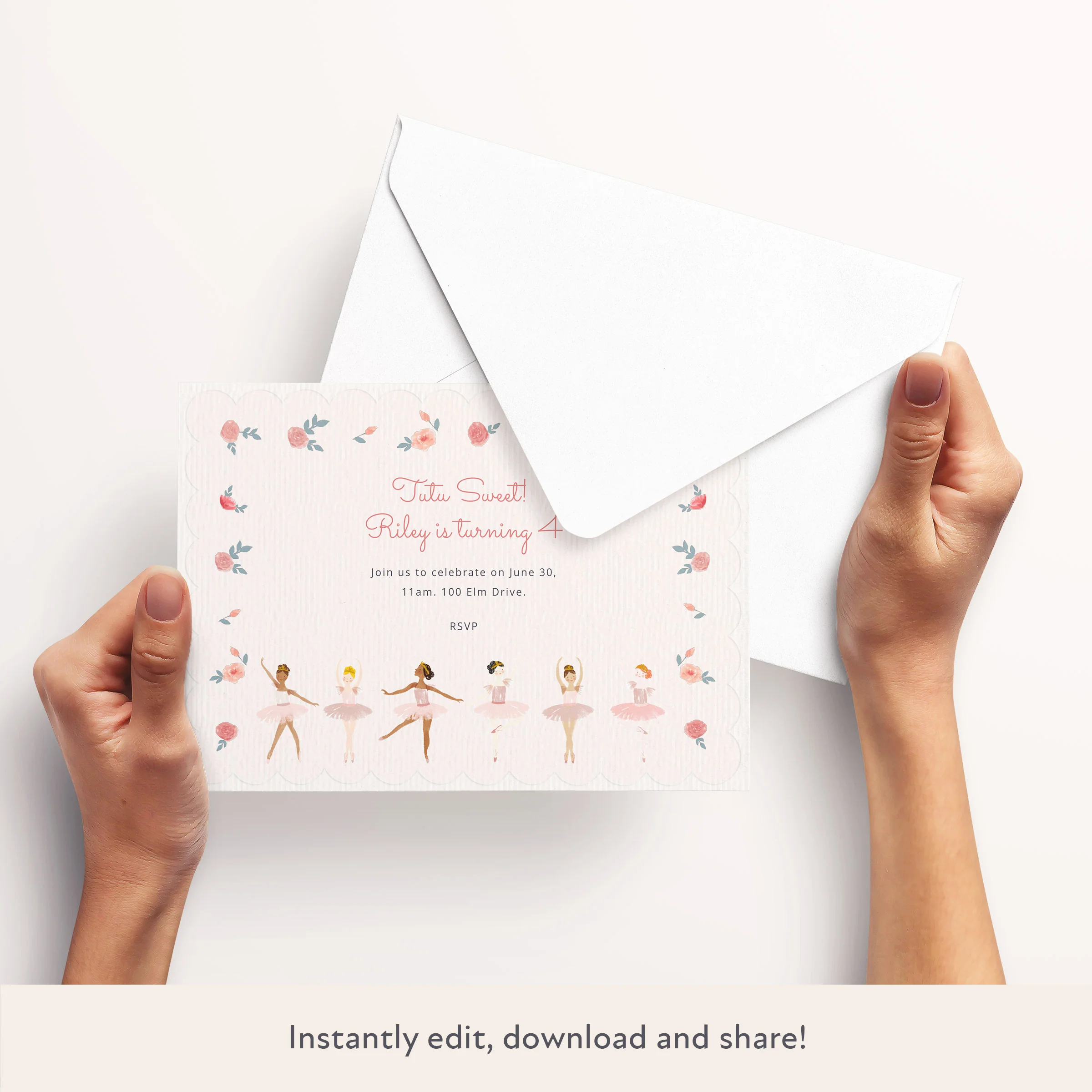 Ballet Download & Print Invitation - Image 3