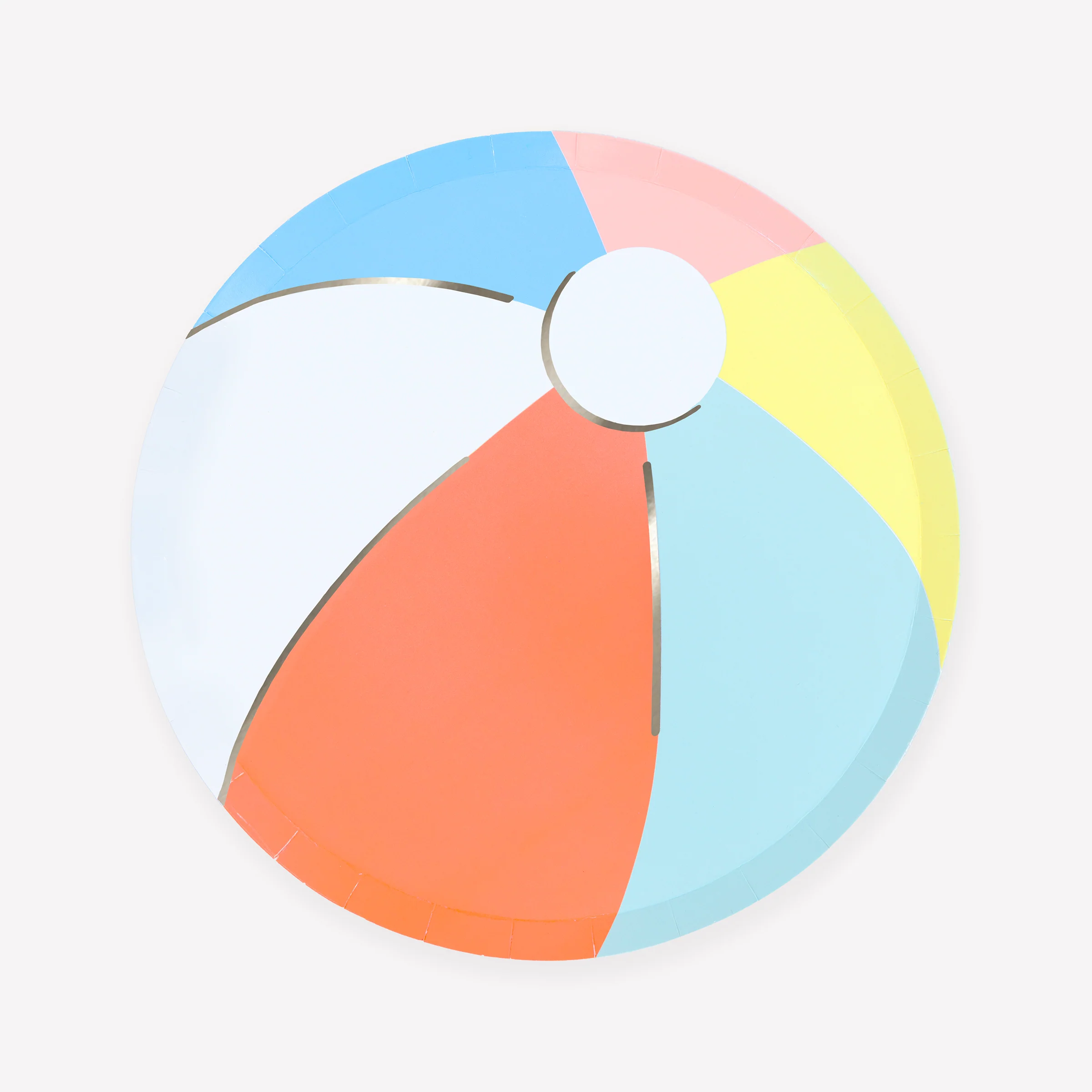 Beach Ball Side Plates (x 8)