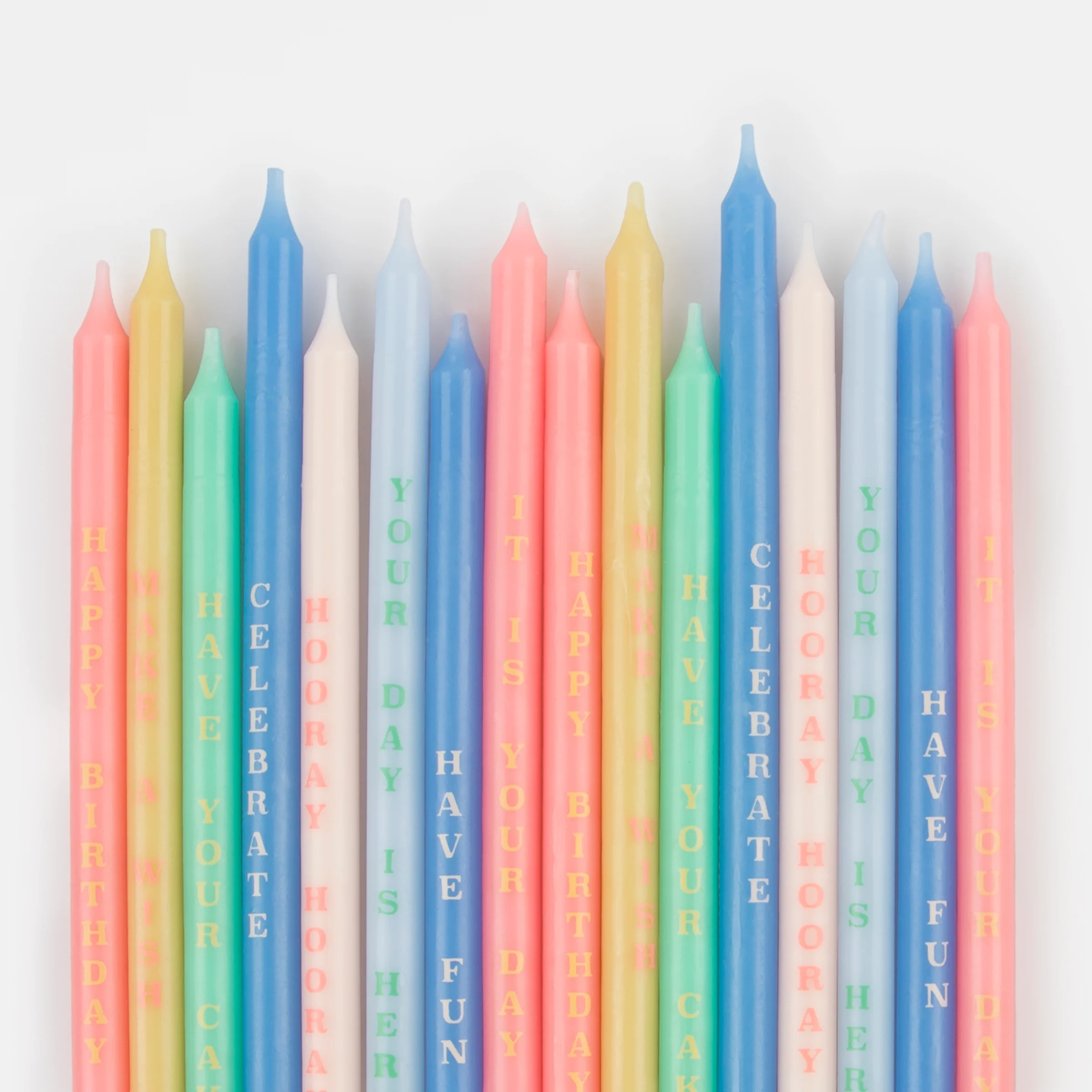 Birthday Phrases Candles (x 16) - Image 3