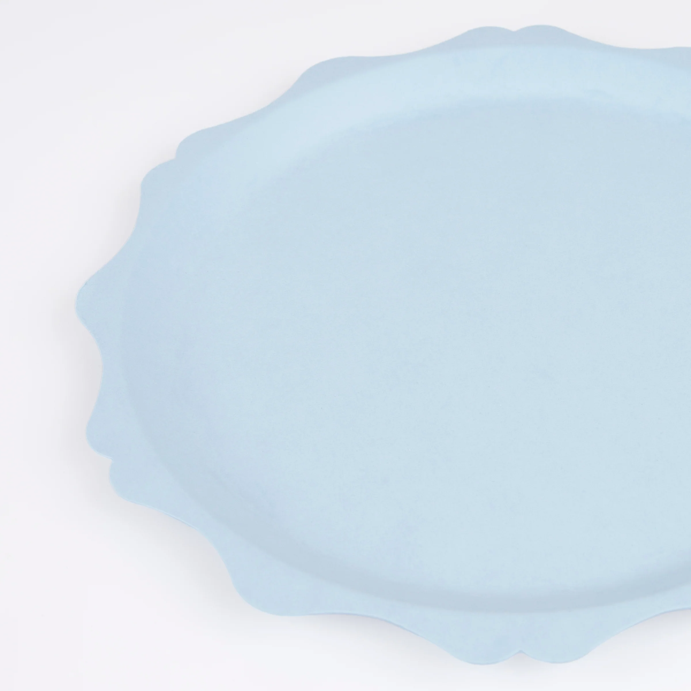 Blue Decorative Edge Compostable Side Plates (x 8) - Image 3