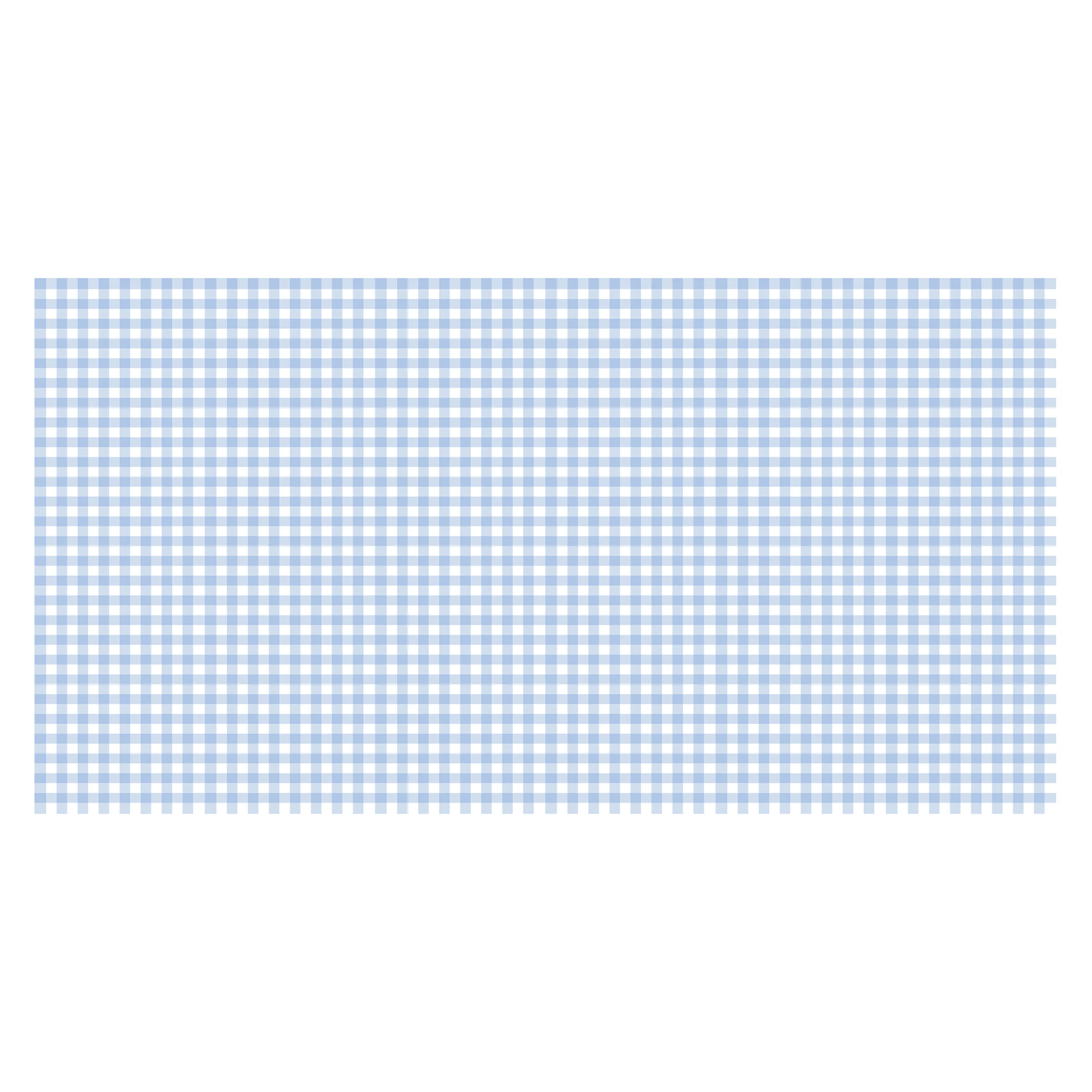 Blue Gingham Paper Tablecloth - Image 3