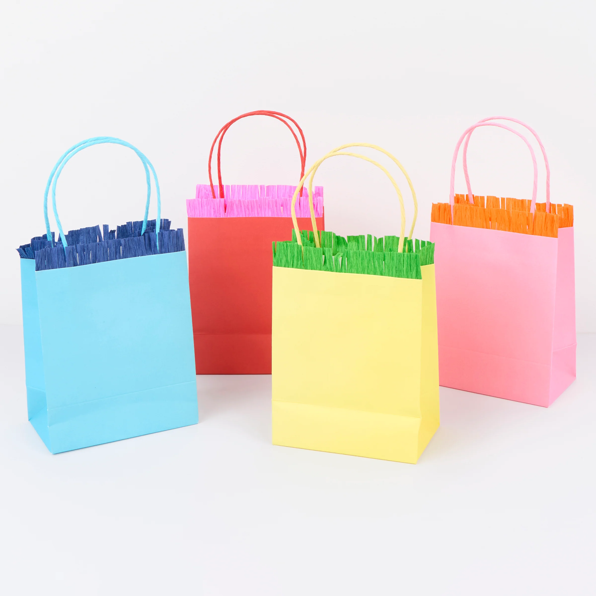 Bright Fringed Party Bags (x 8) - Image 2