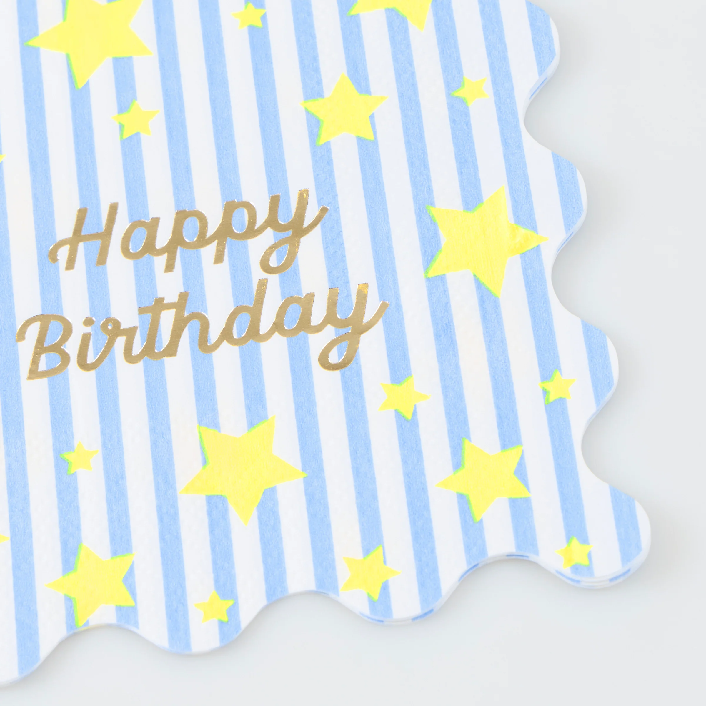 Bright Star Happy Birthday Small Napkins (x 16) - Image 2