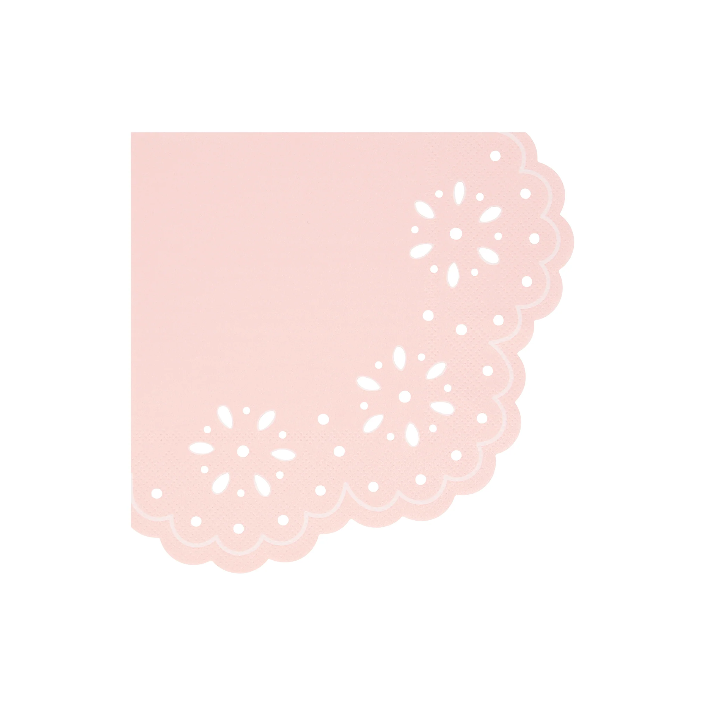 Broderie Anglaise Lace Multi Large Napkins (x 16) - Image 5