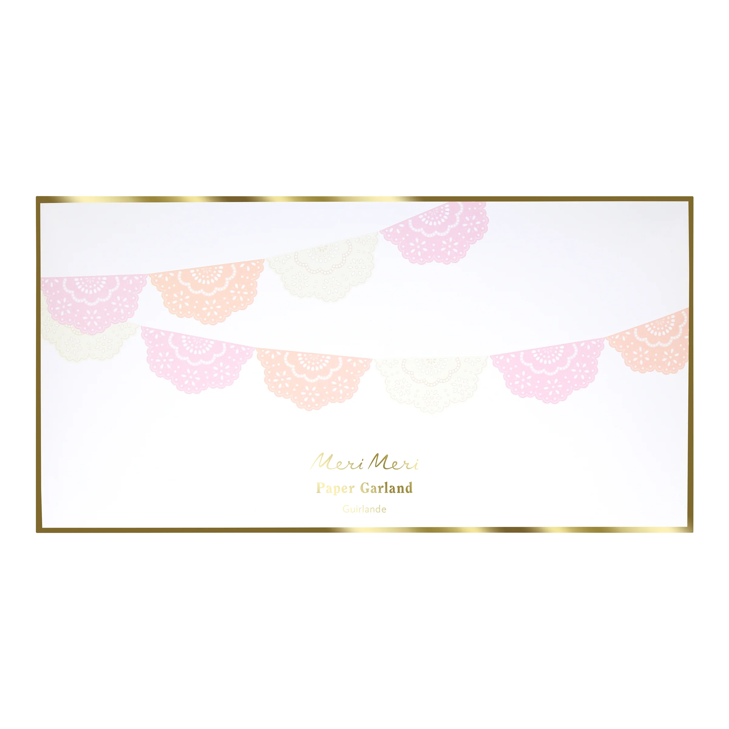 Broderie Anglaise Lace Multi Pennant Garland - Image 4