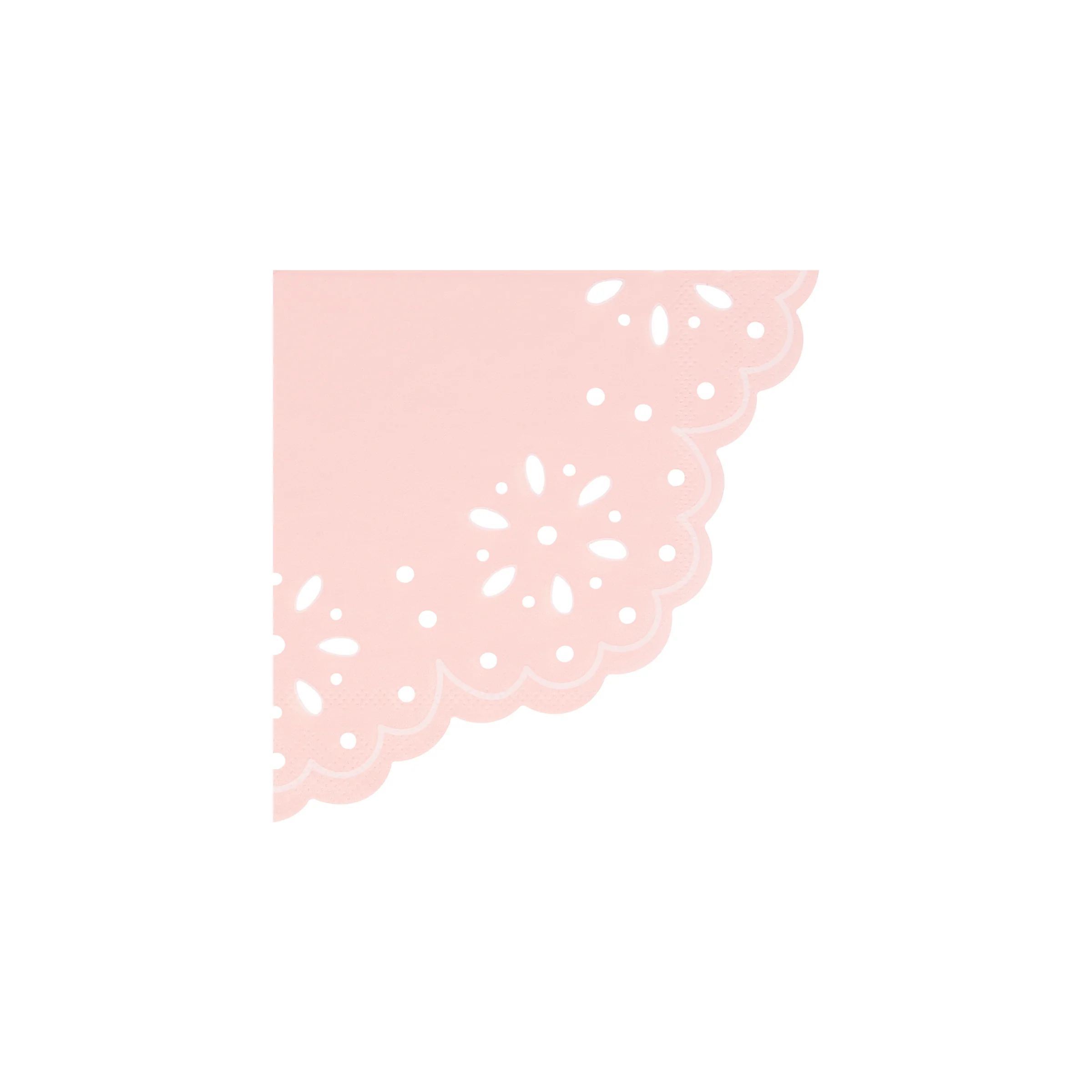 Broderie Anglaise Lace Multi Small Napkins (x 16) - Image 4