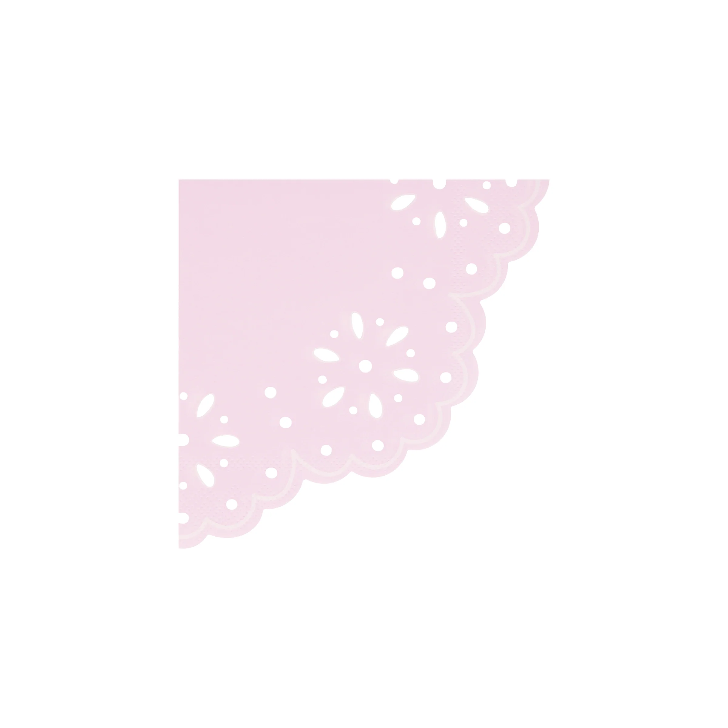Broderie Anglaise Lace Multi Small Napkins (x 16) - Image 5