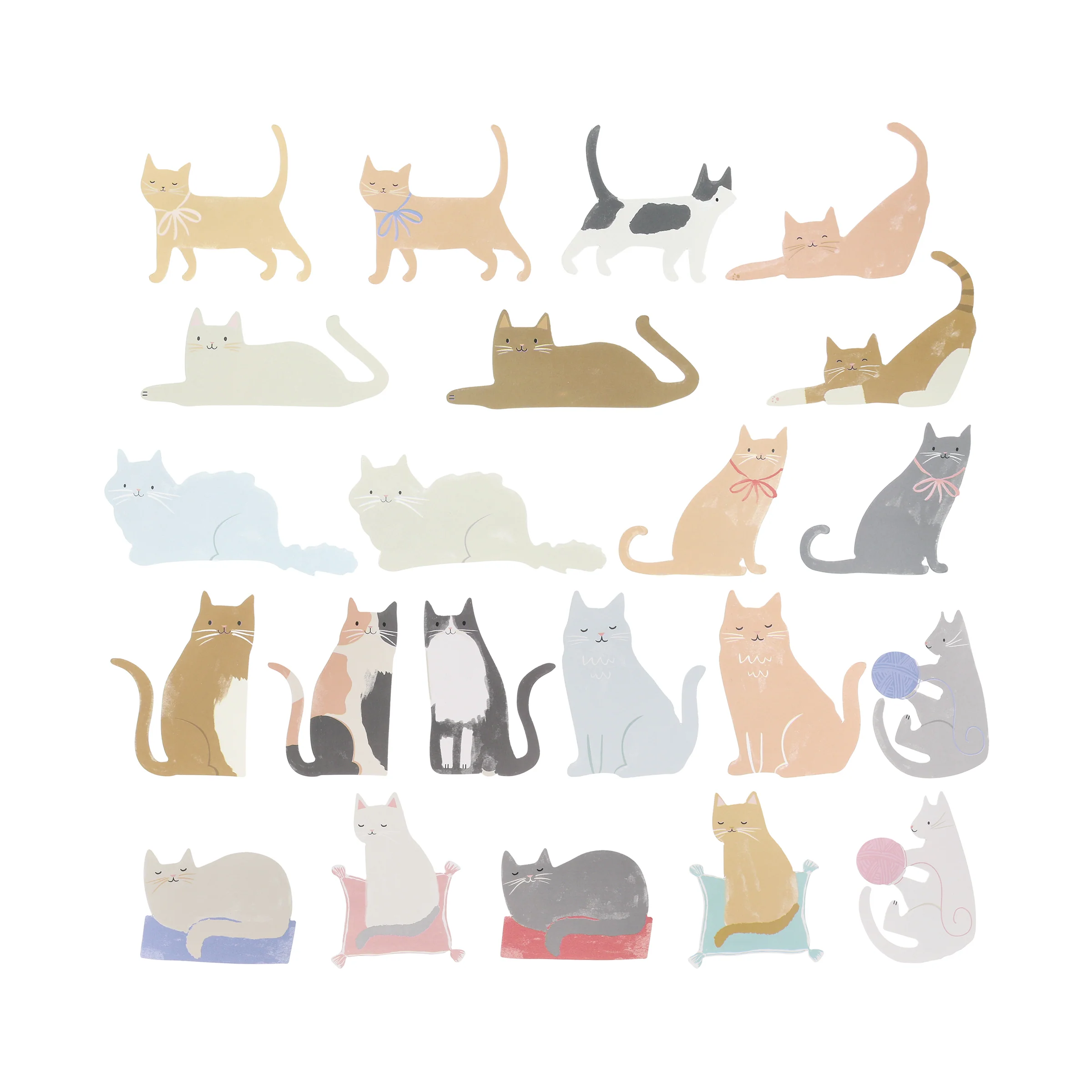Cat Shaped Stickers (x 25 stickers) - Image 2