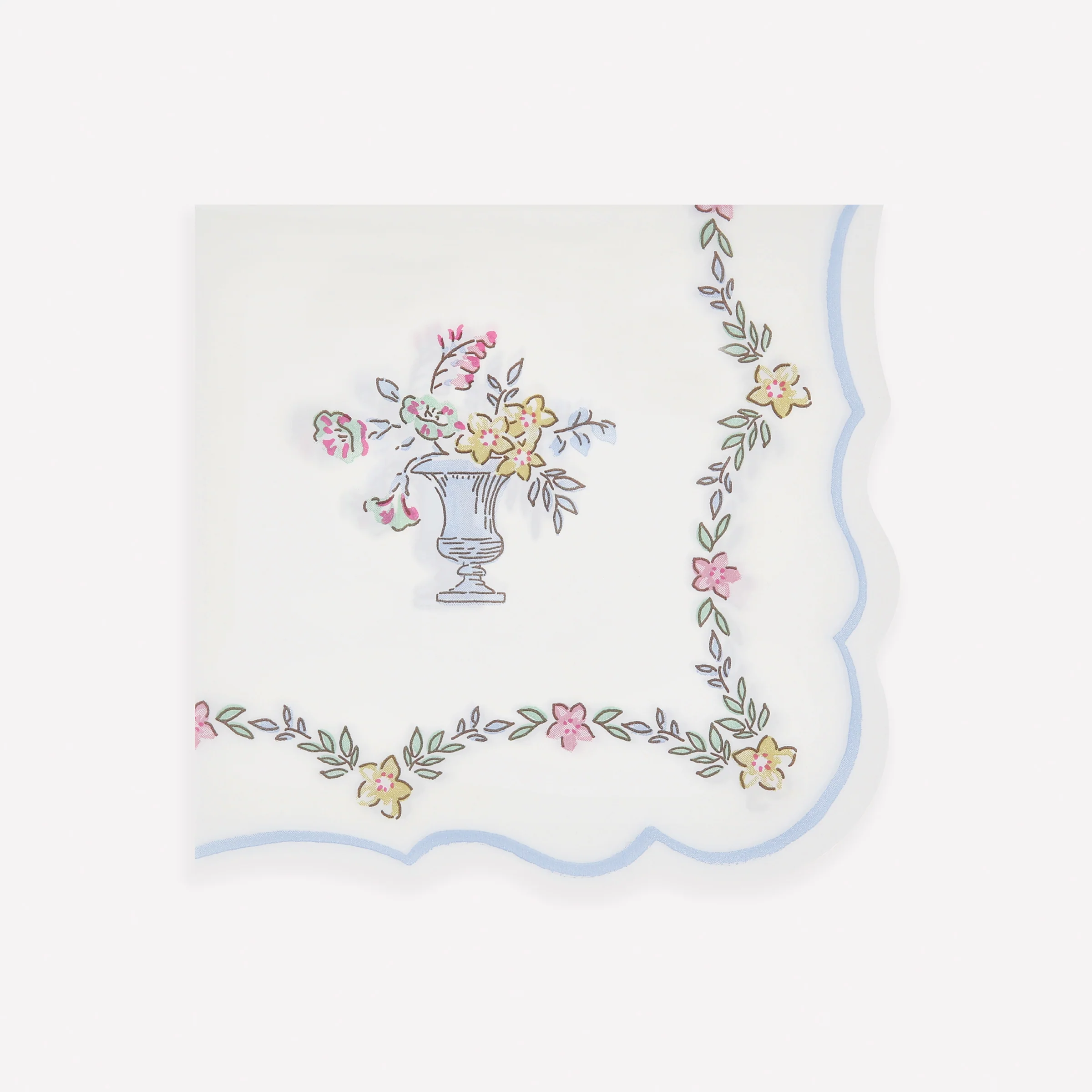 Chintz Border Large Napkins (x 16)