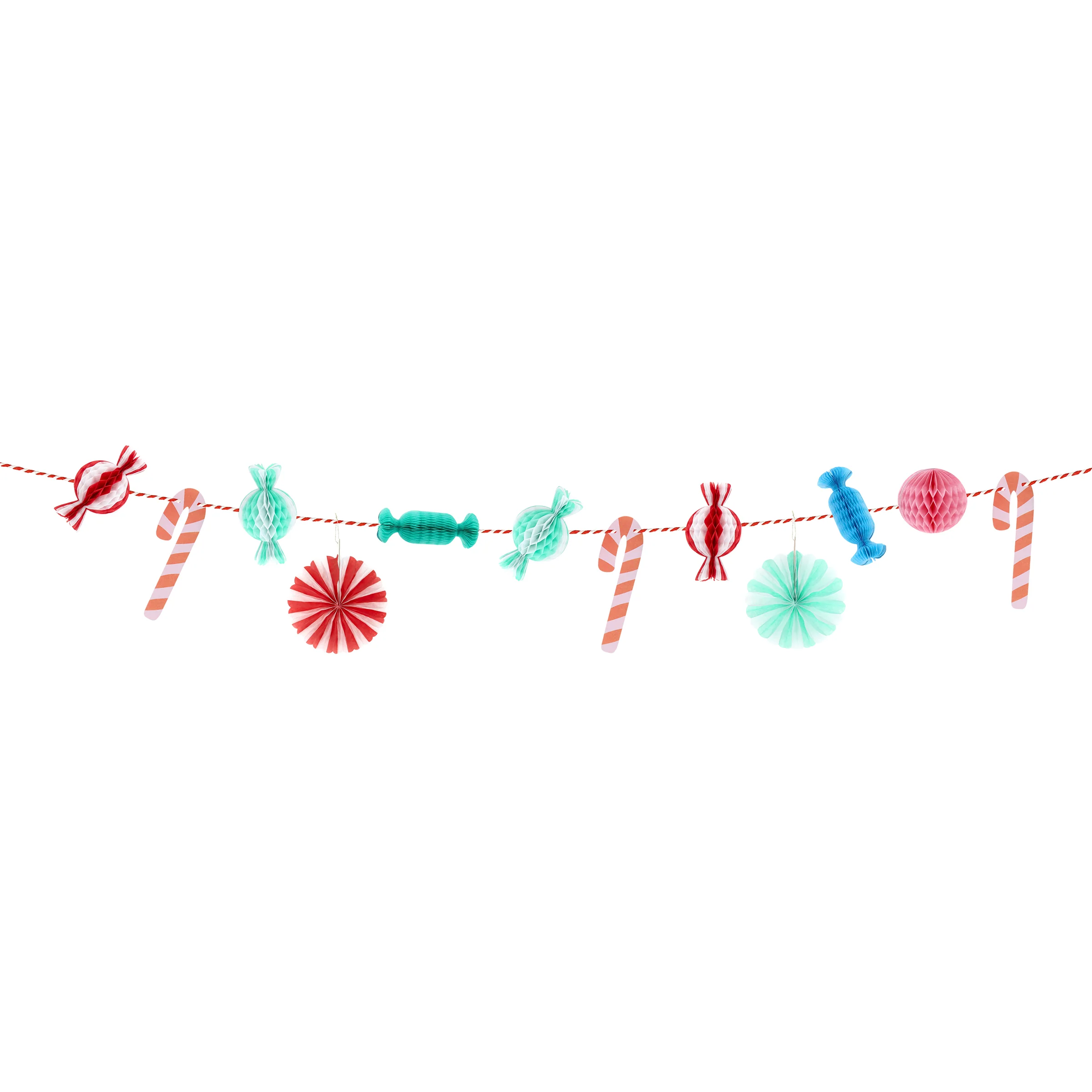 Christmas Candy Mini Honeycomb Garland - Image 5