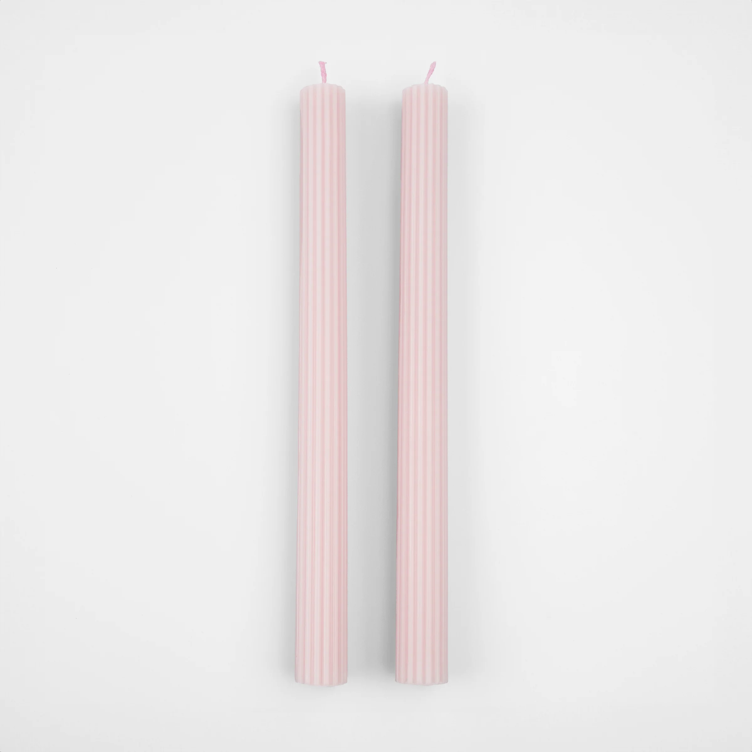 Cotton Candy Pink Table Candles (x 2) - Image 4