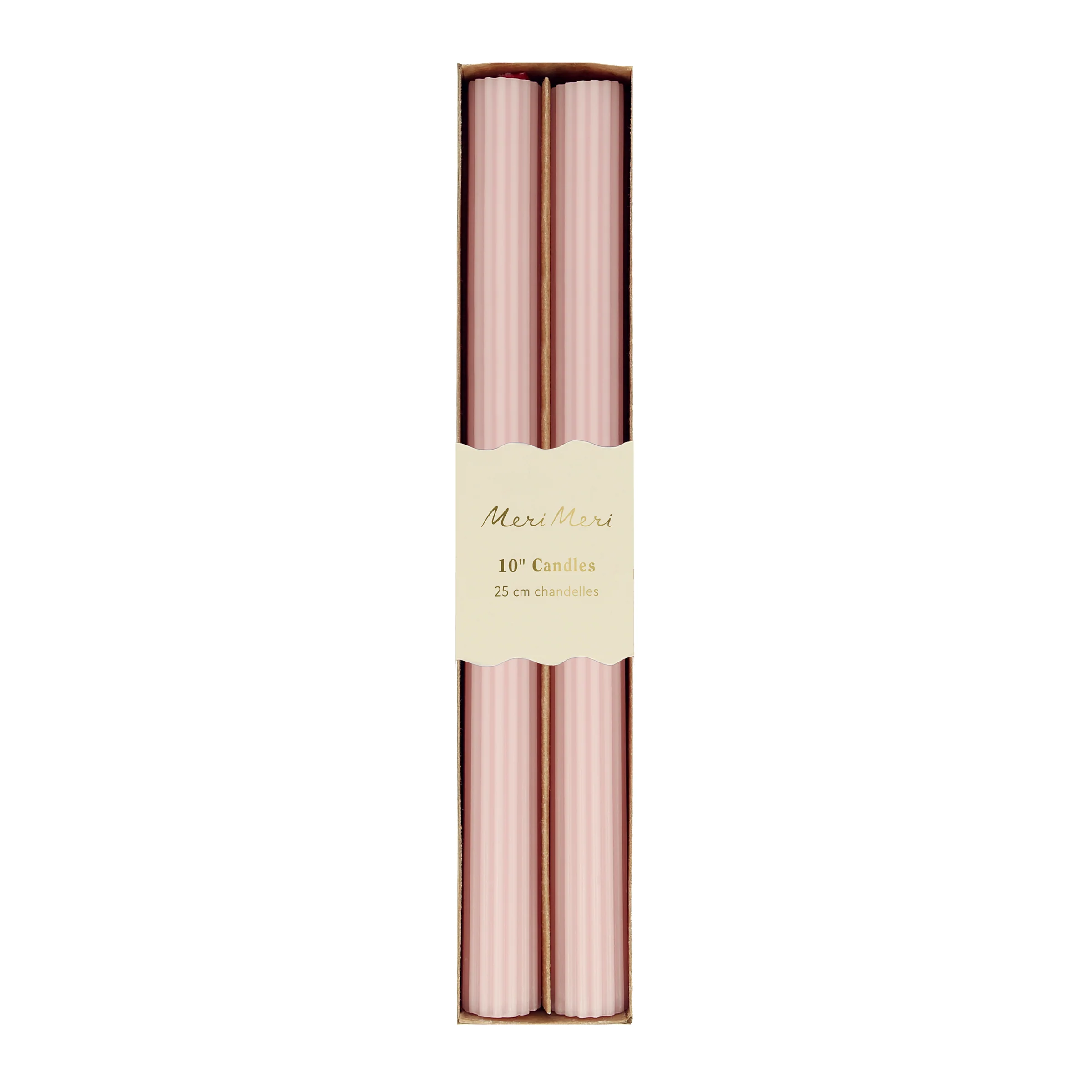 Cotton Candy Pink Table Candles (x 2) - Image 5
