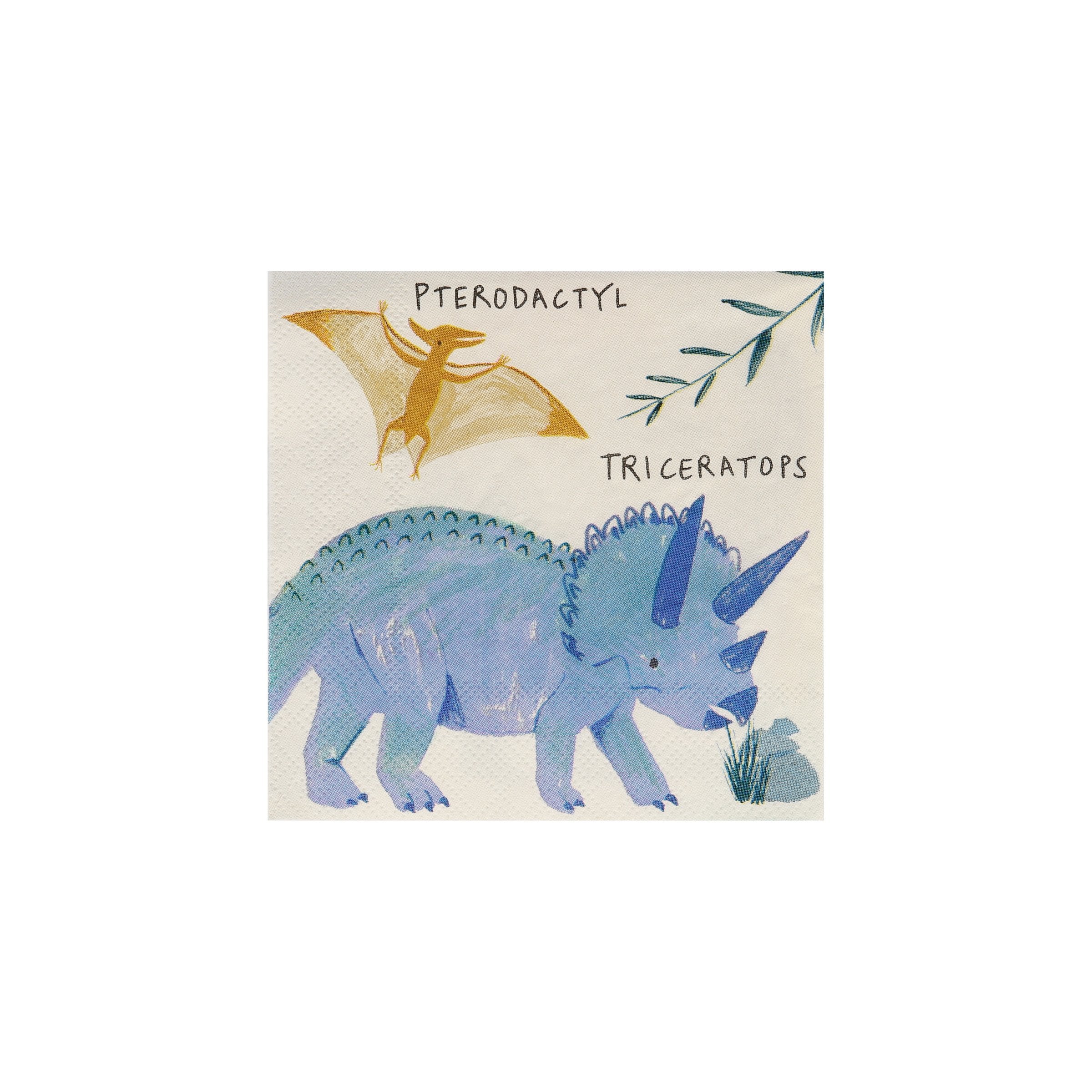 Dinosaur Kingdom Small Napkins (x 16) - Image 10