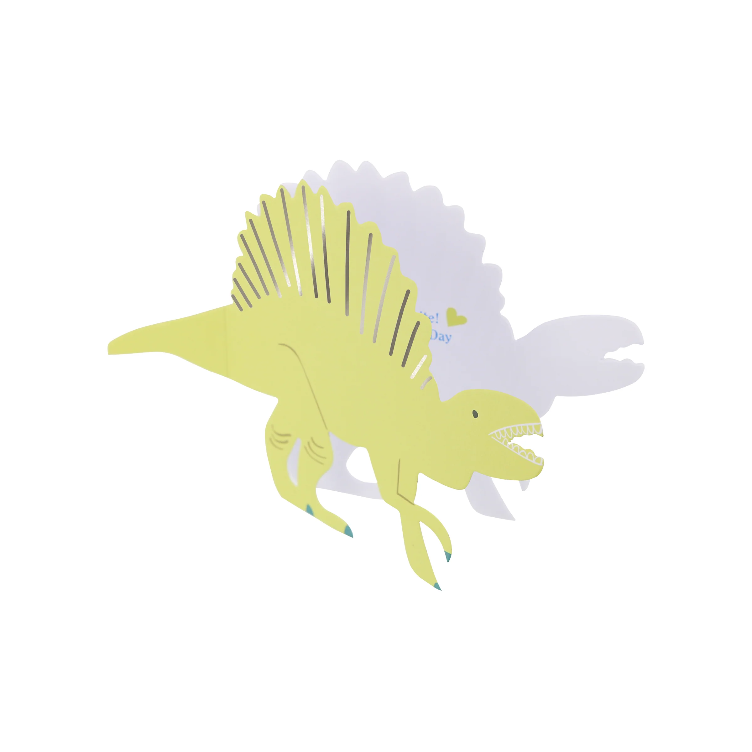 Dinosaurs Kids Valentine's Cards & Erasers Set (x 12) - Image 4