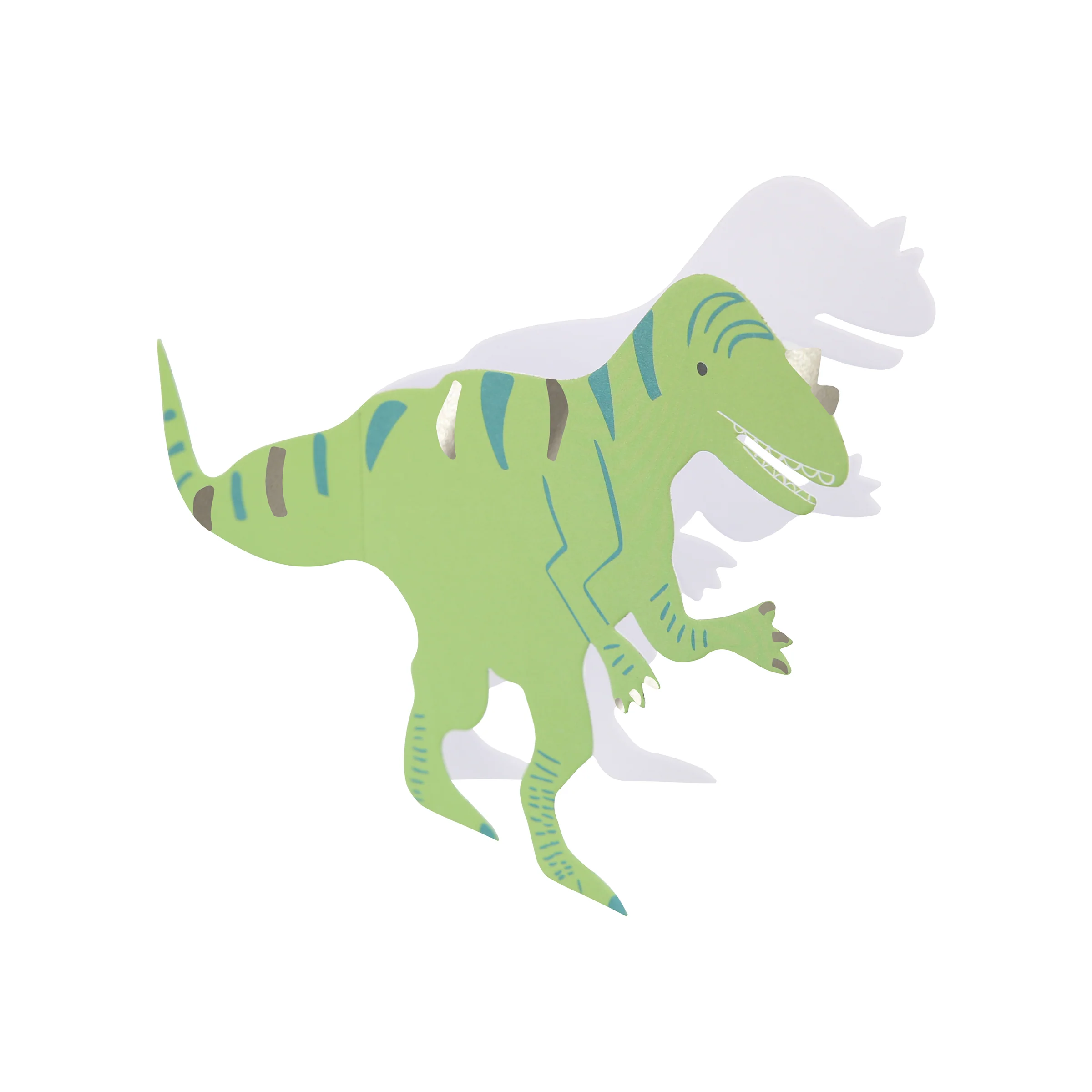 Dinosaurs Kids Valentine's Cards & Erasers Set (x 12) - Image 5