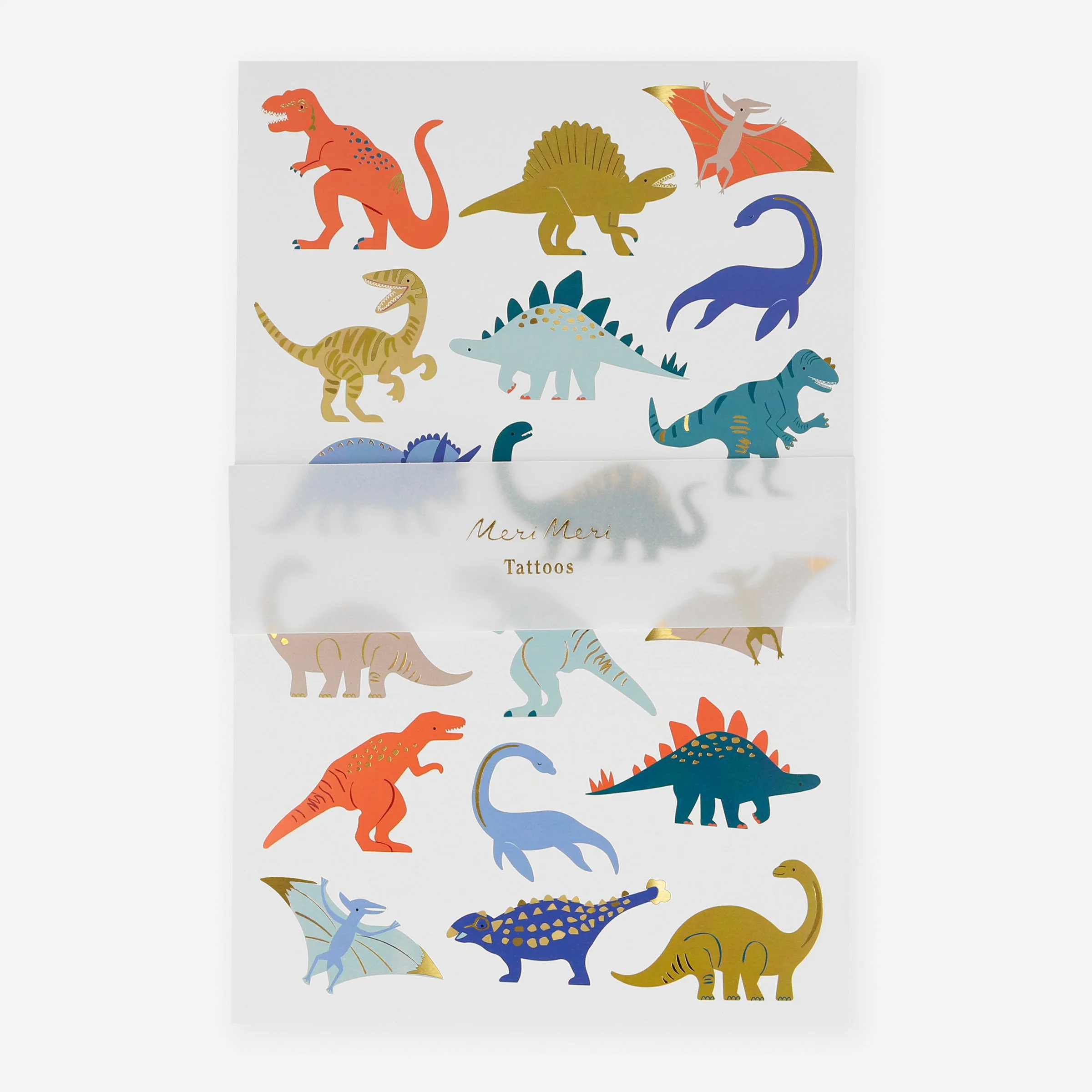 Dinosaurs Temporary Tattoo Sheets (x 2 sheets)