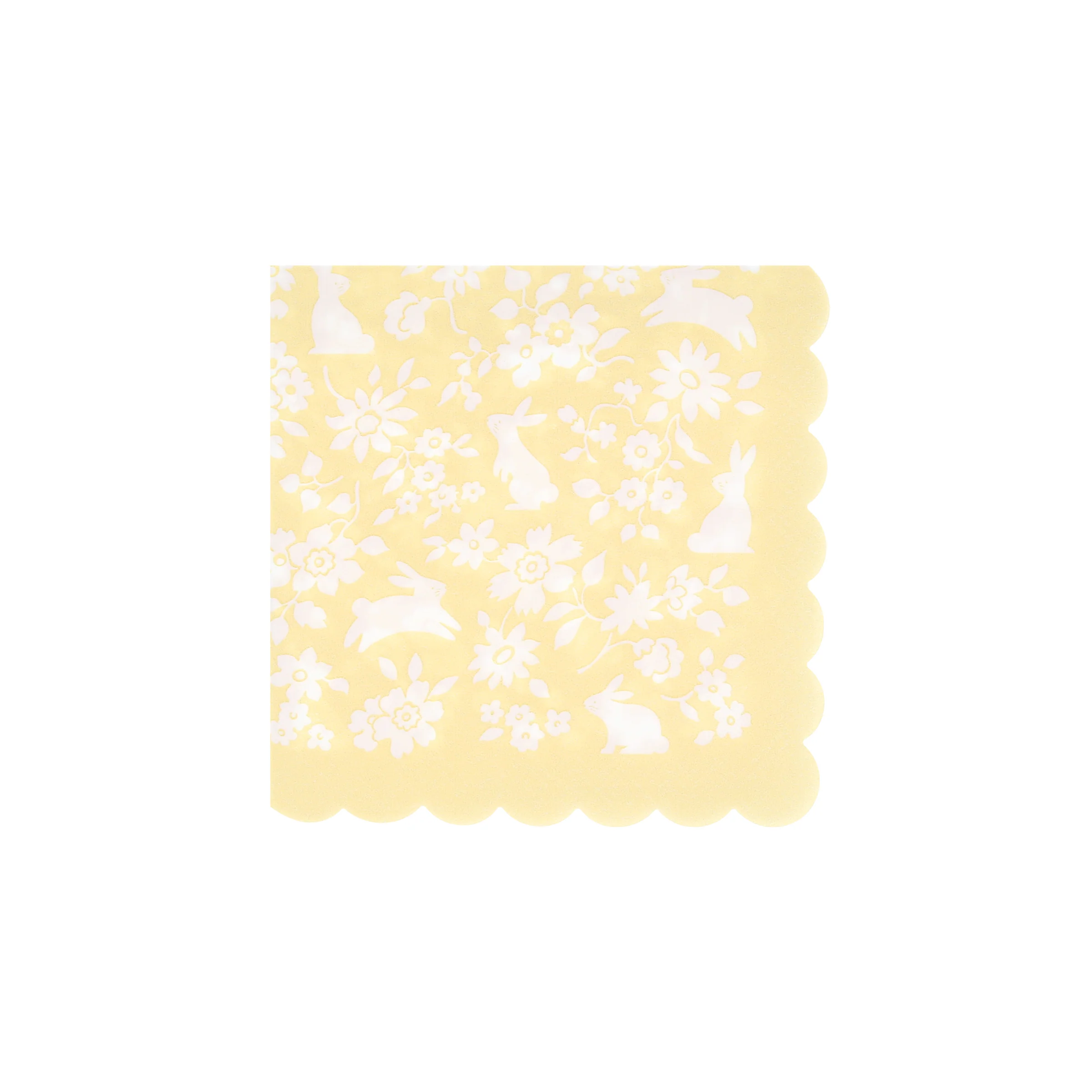 Ditsy Bunny Small Napkins (x 16) - Image 4