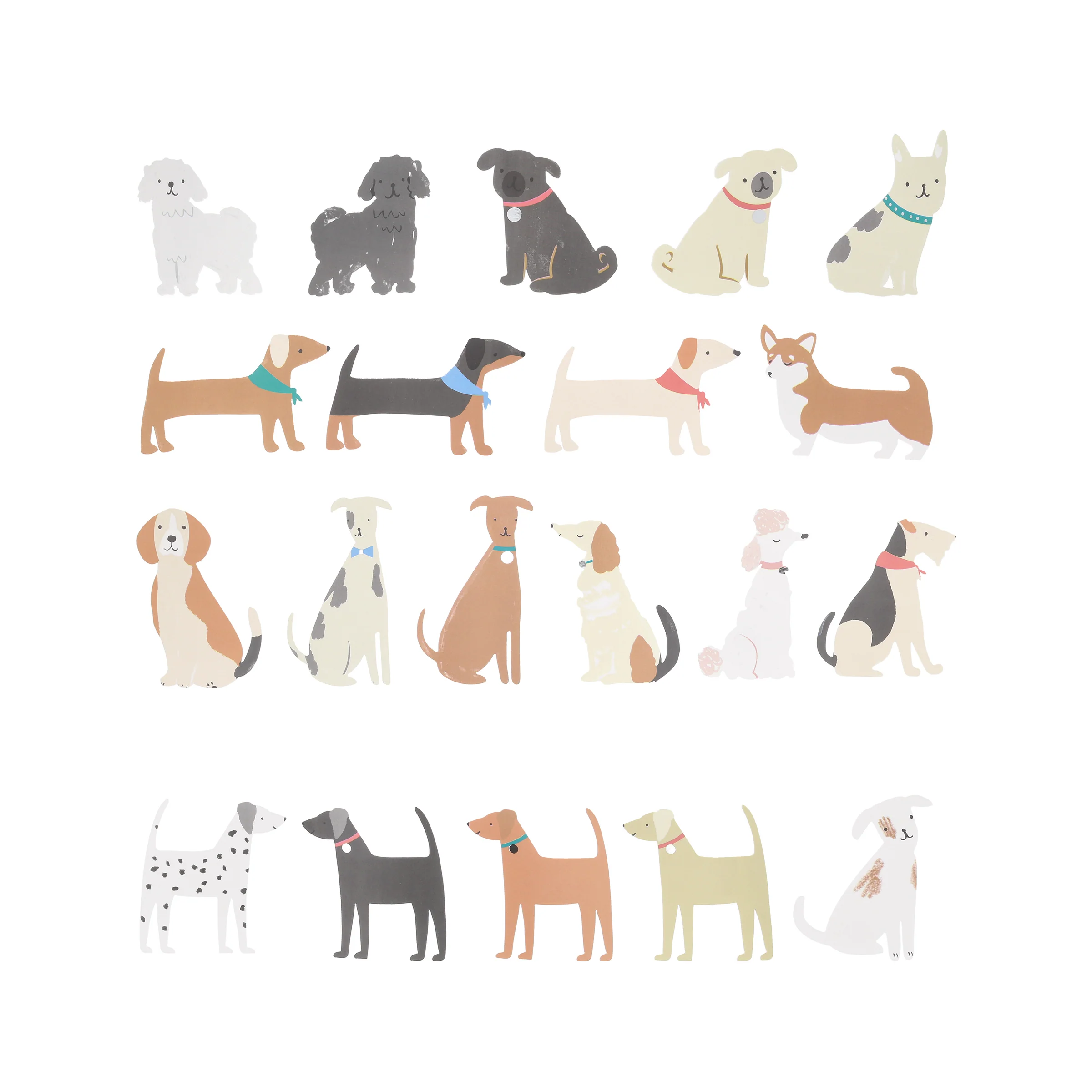 Dog Shaped Stickers (x 25 stickers) - Image 2