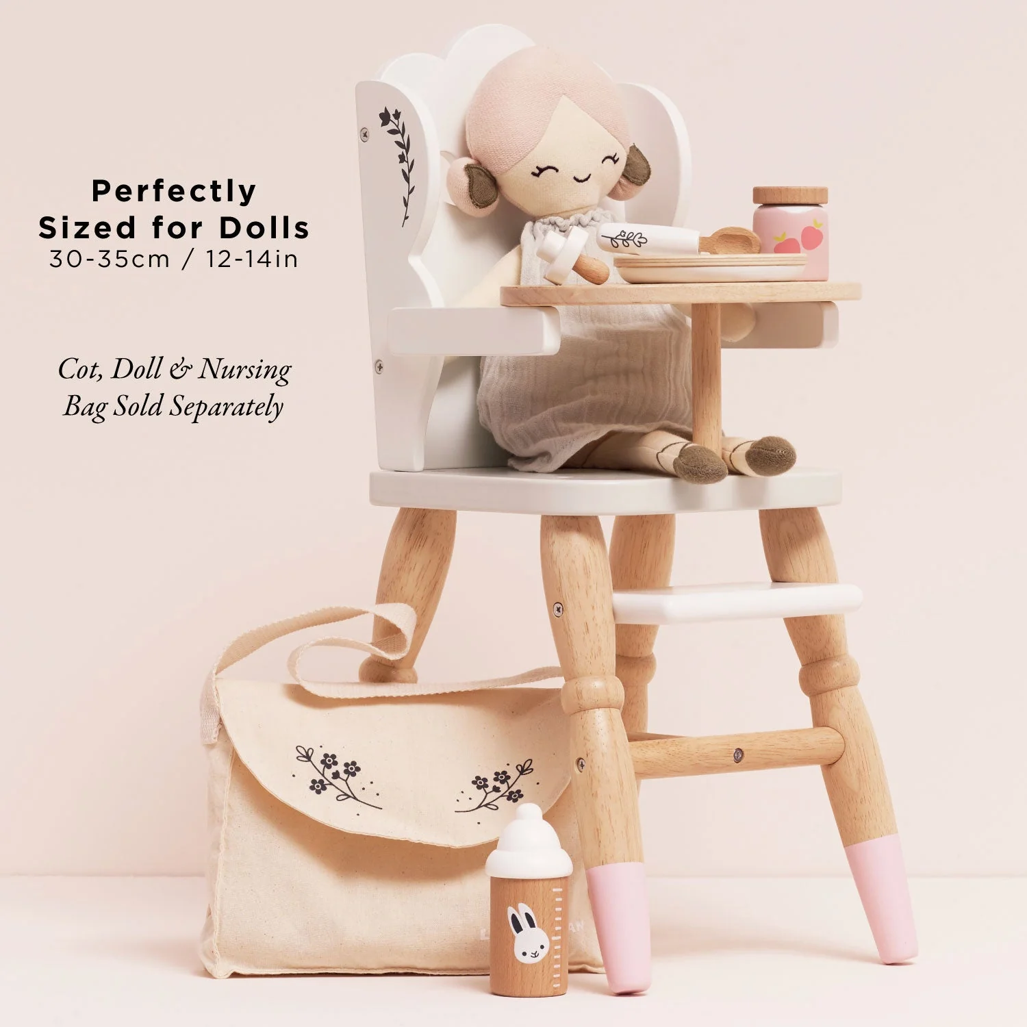 Dolls Wooden High Chair - Image 4