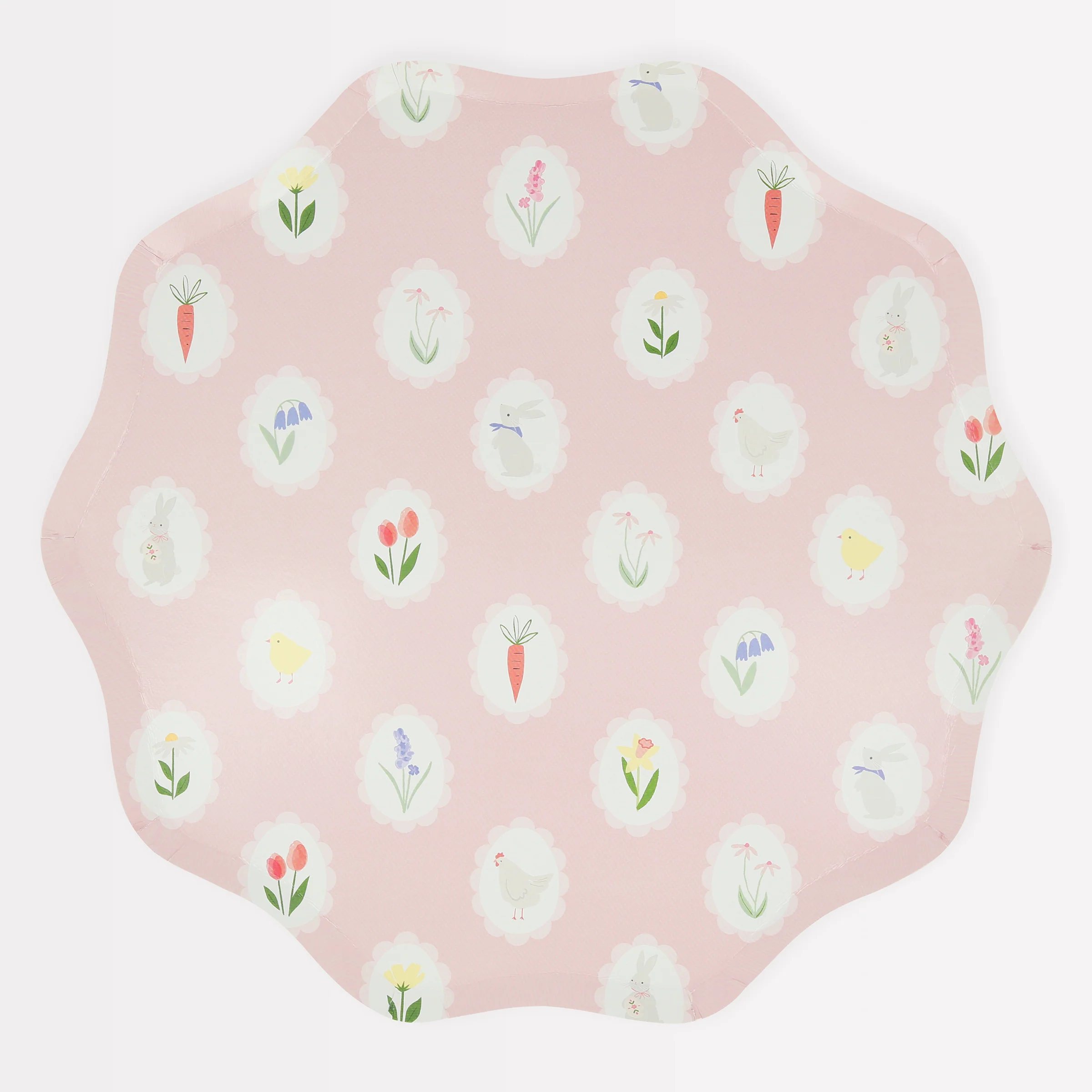 Easter Cameo Dinner Plates (x 8)