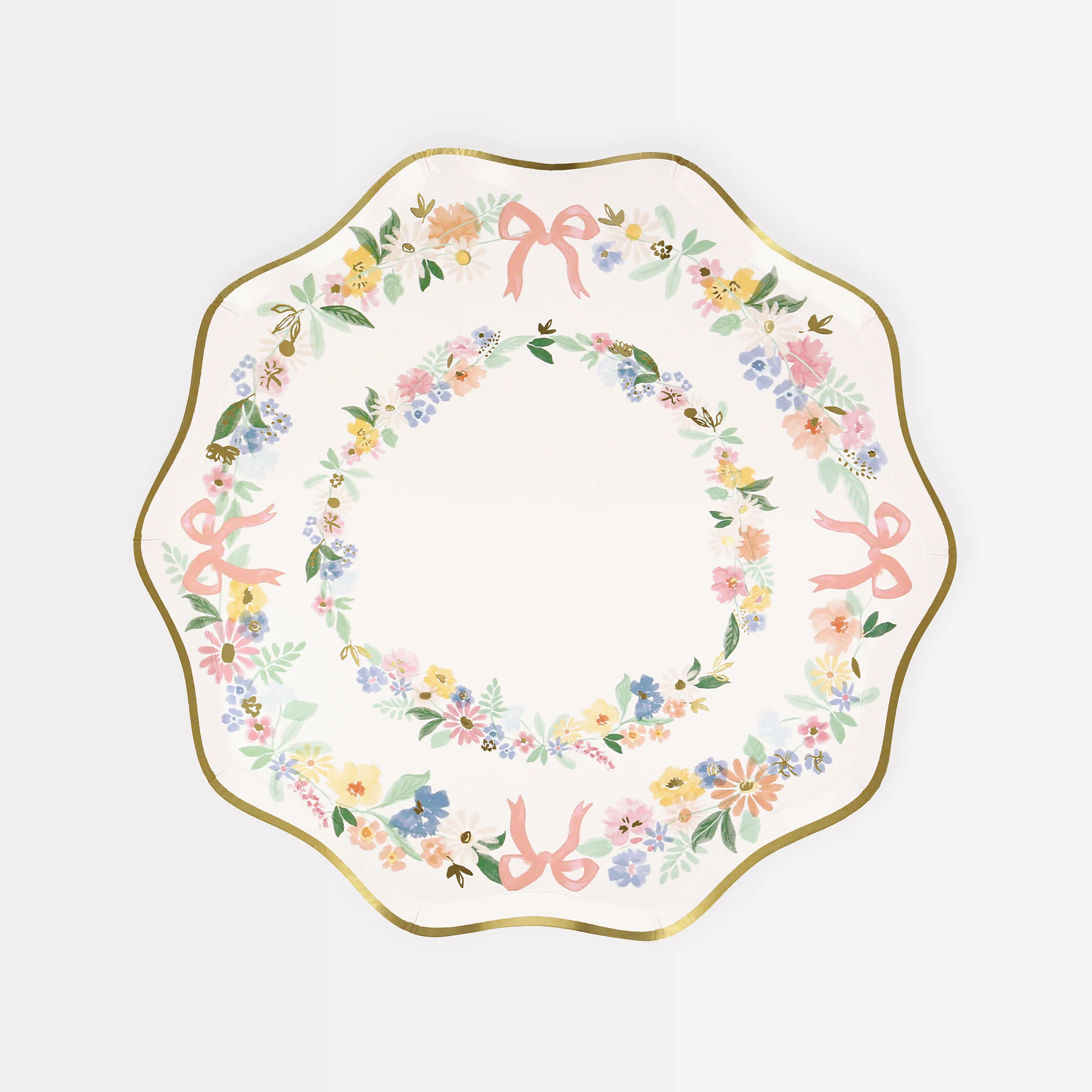 Elegant Floral Side Plates (x 8)