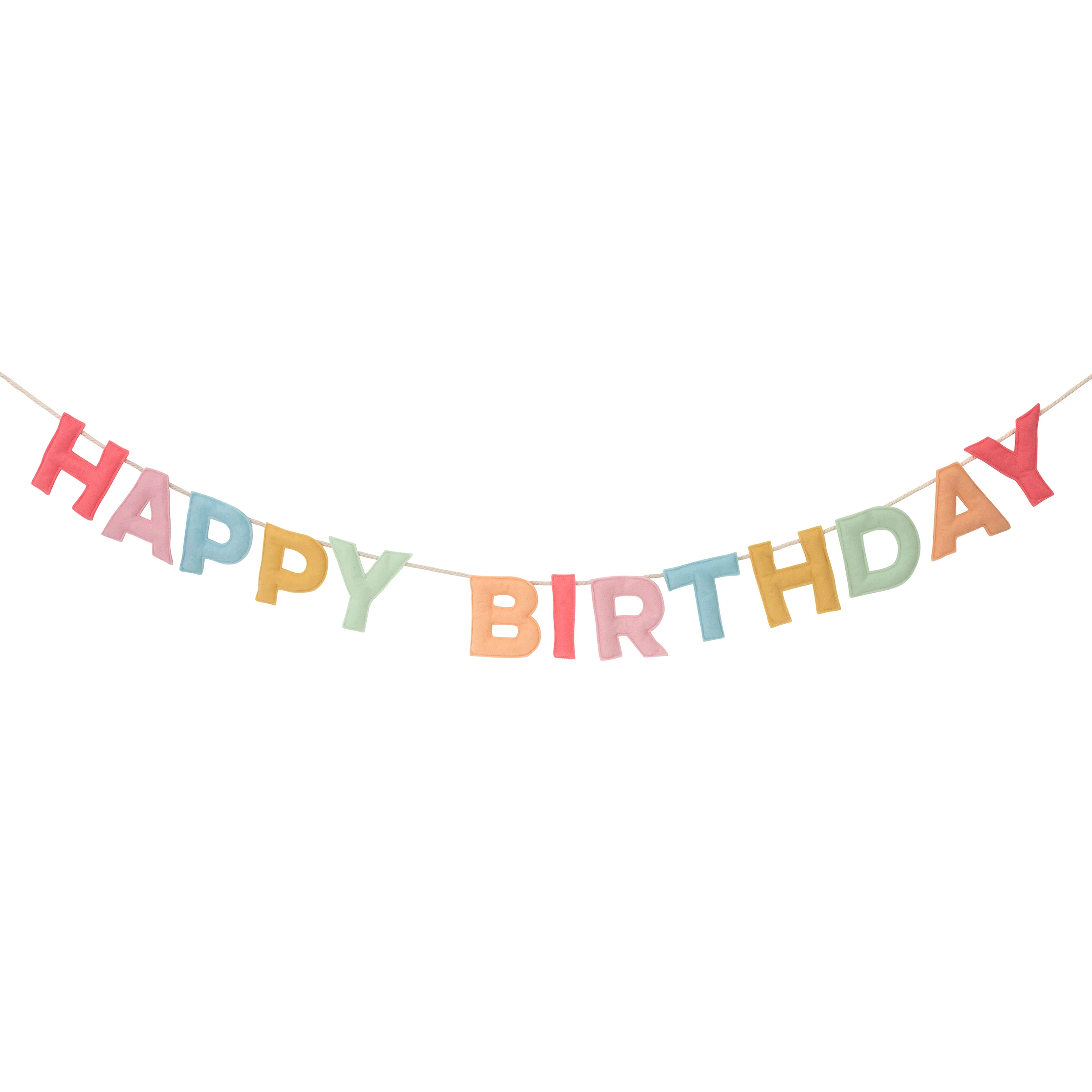 Felt Happy Birthday Garland - Image 5