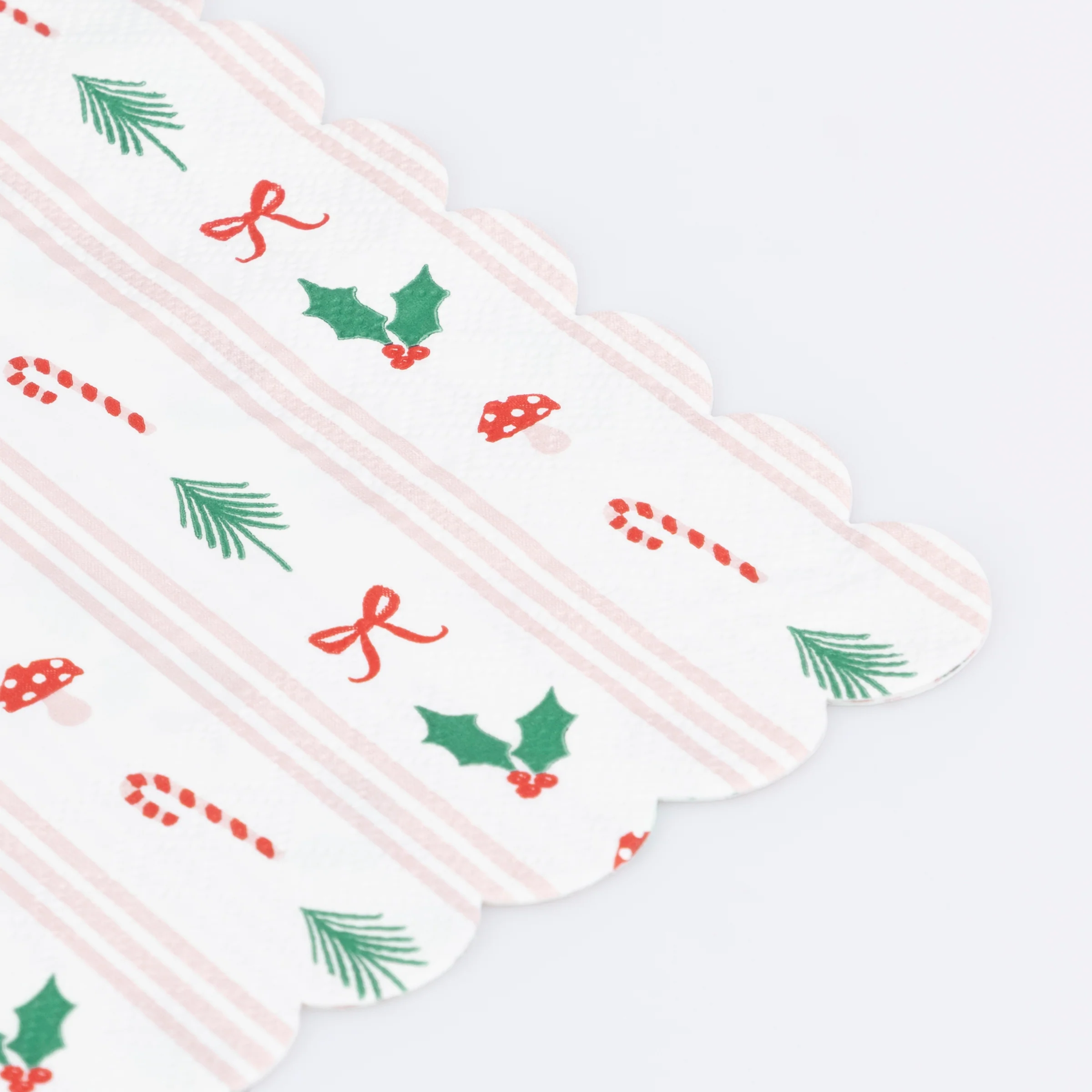 Festive Icon Stripes Large Napkins (x 16) - Image 2