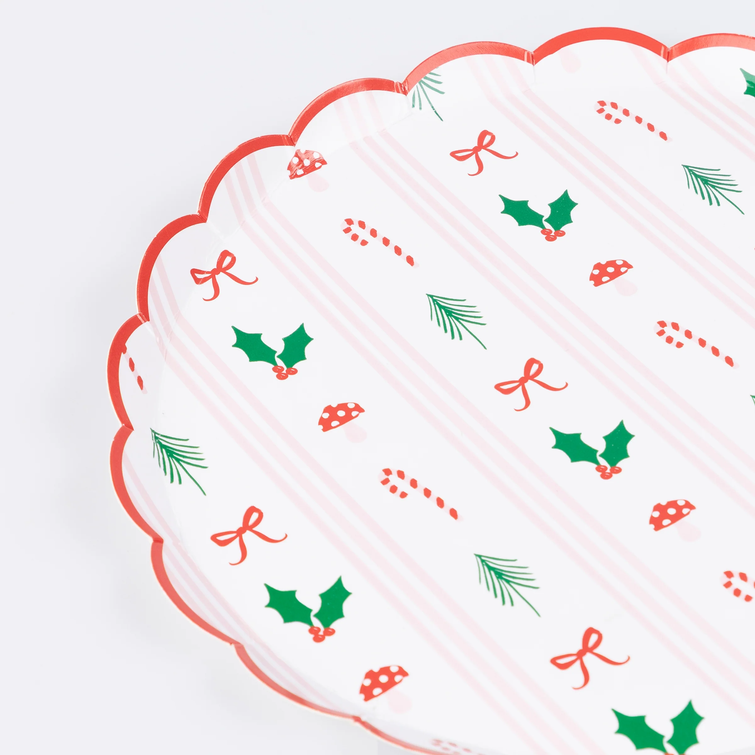 Festive Icon Stripes Side Plates (x 8) - Image 3
