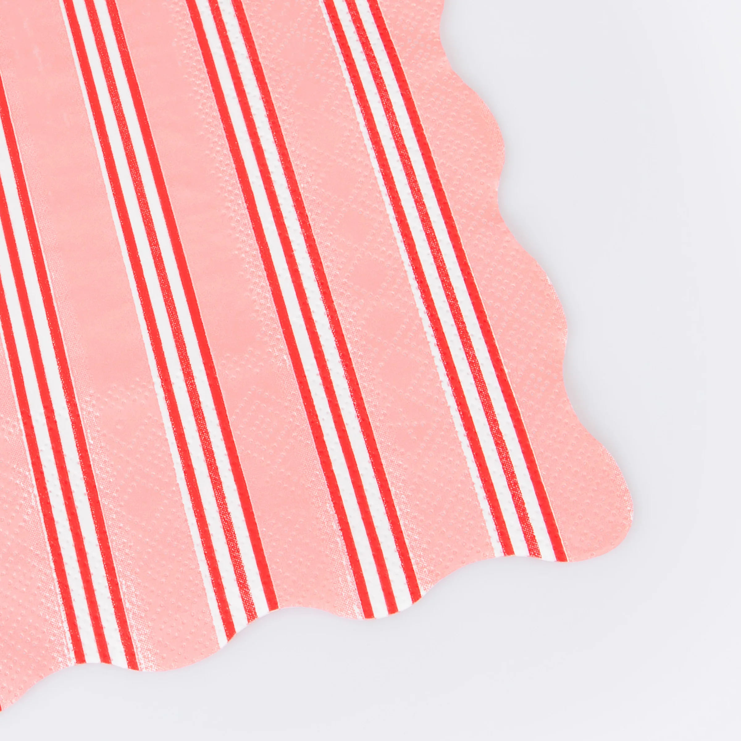 Festive Stripe Large Napkins (x 16) - Image 2