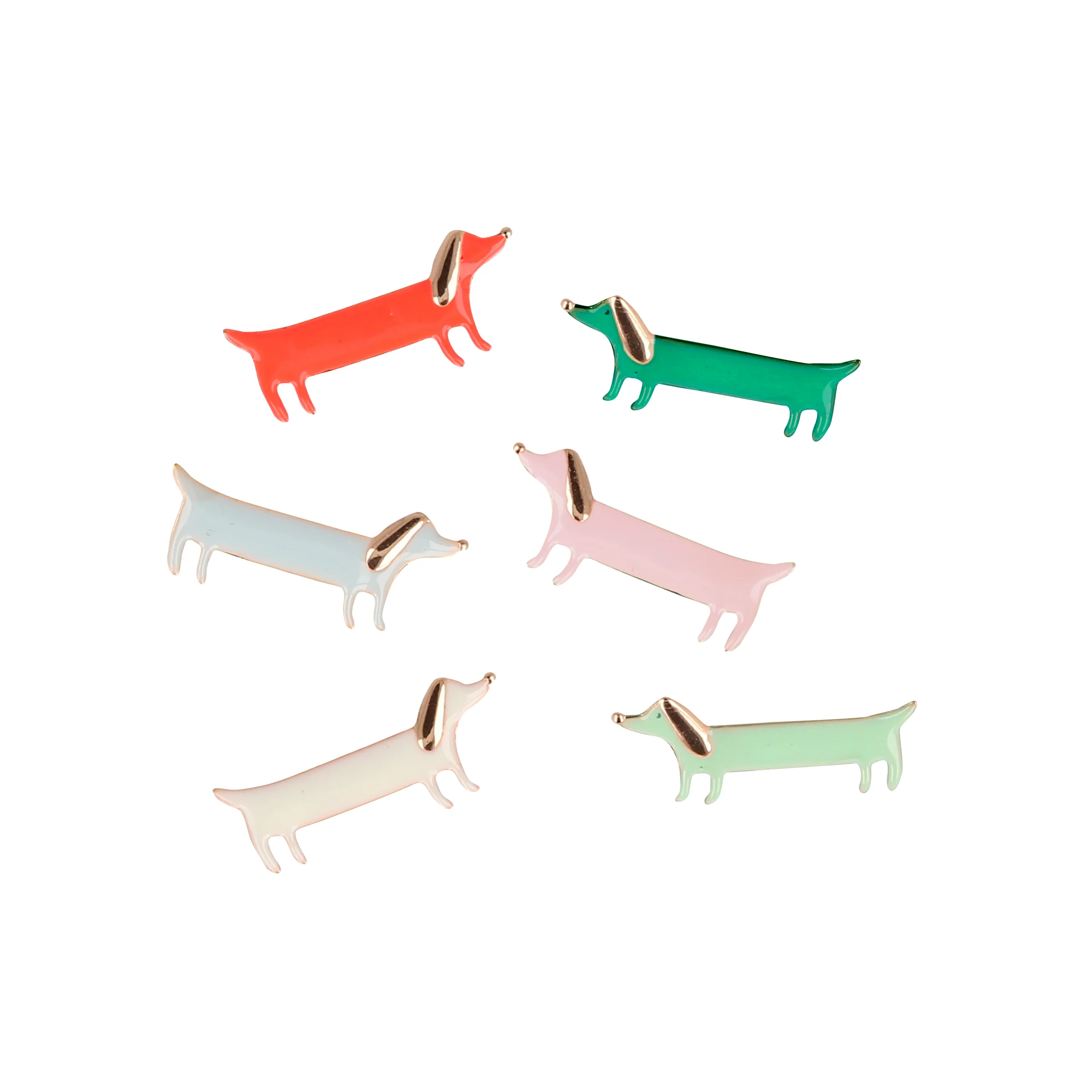 Festive Stripe Sausage Dog Crackers (x 6) - Image 2