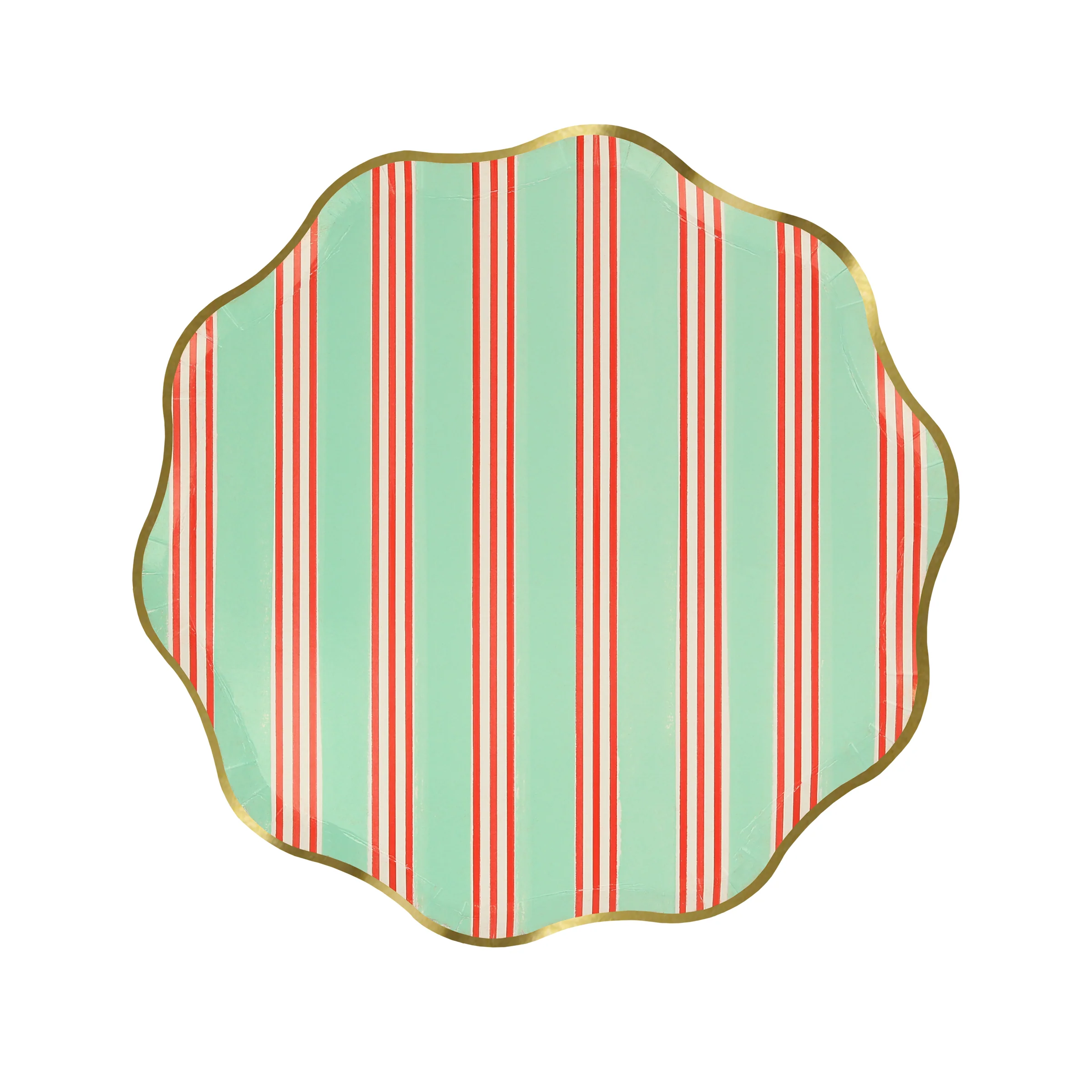 Festive Stripe Side Plates (x 8) - Image 4