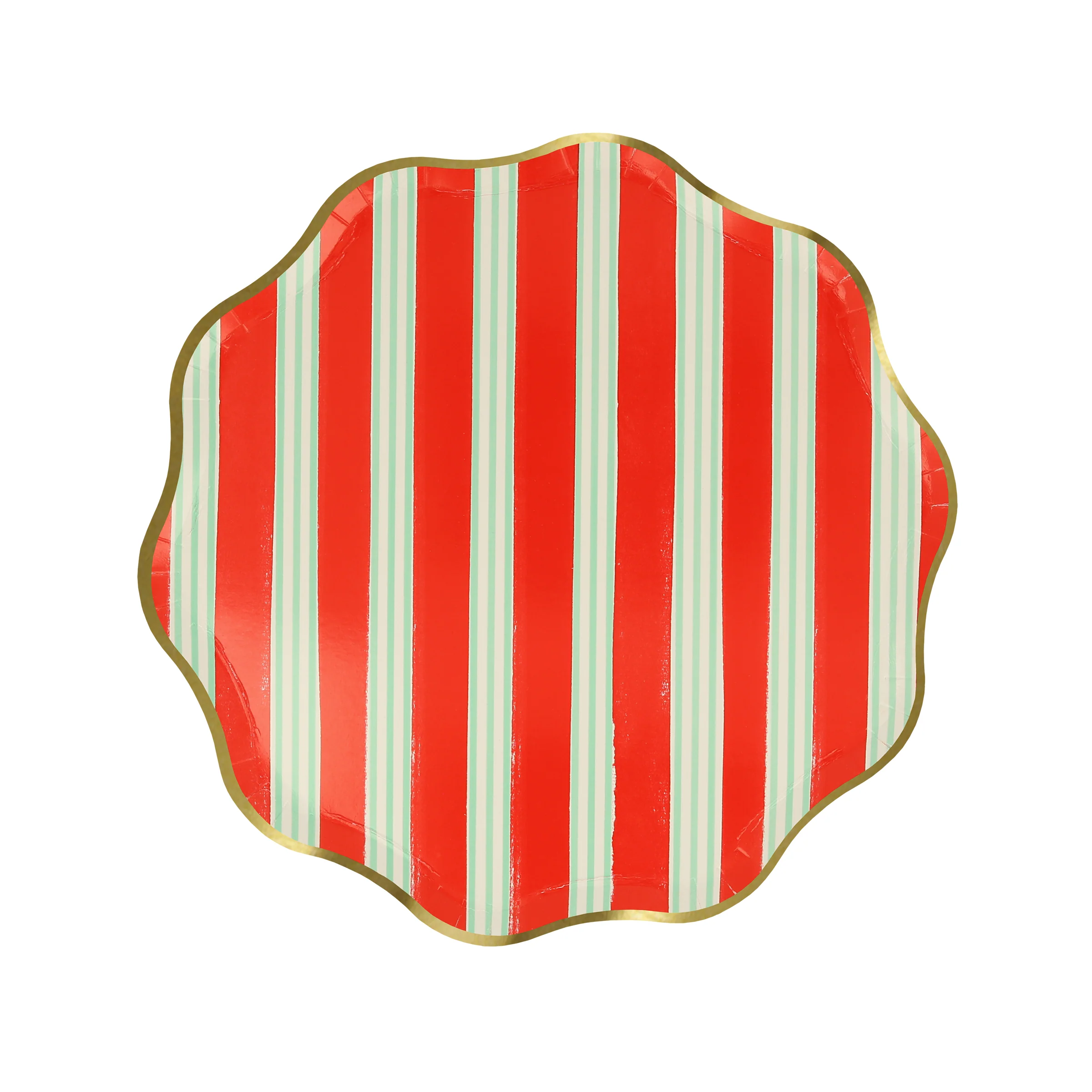 Festive Stripe Side Plates (x 8) - Image 6