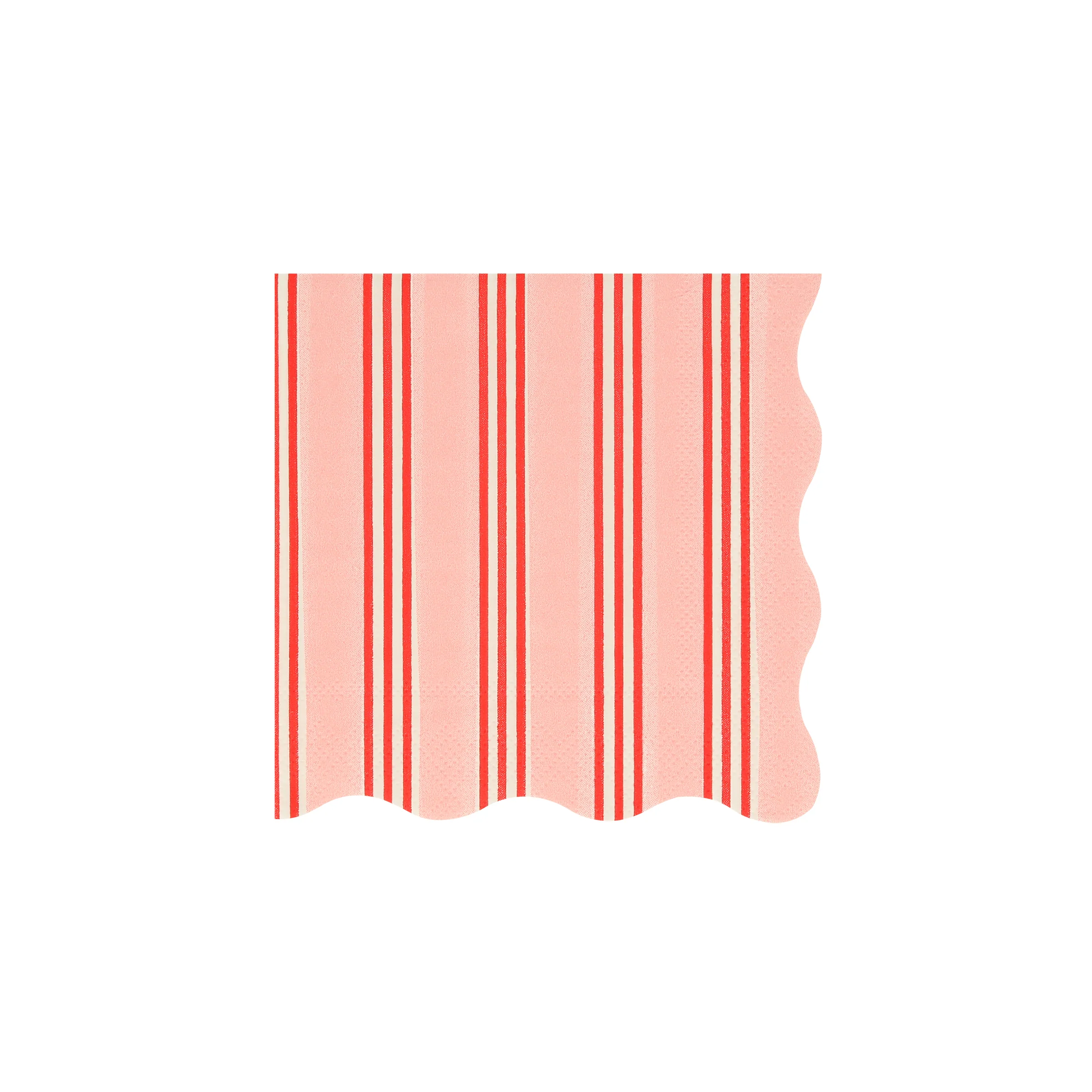 Festive Stripe Small Napkins (x 16) - Image 3