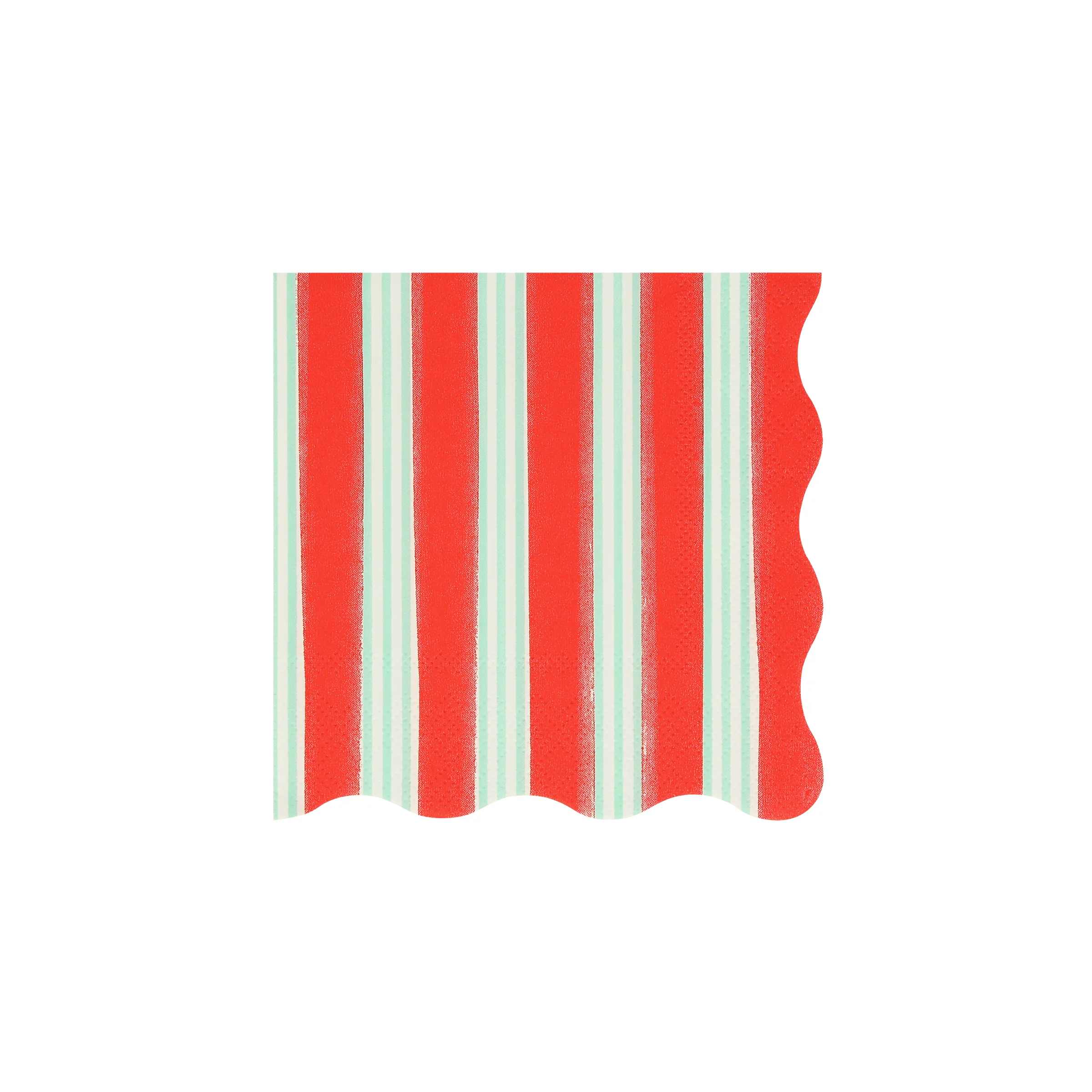 Festive Stripe Small Napkins (x 16) - Image 4