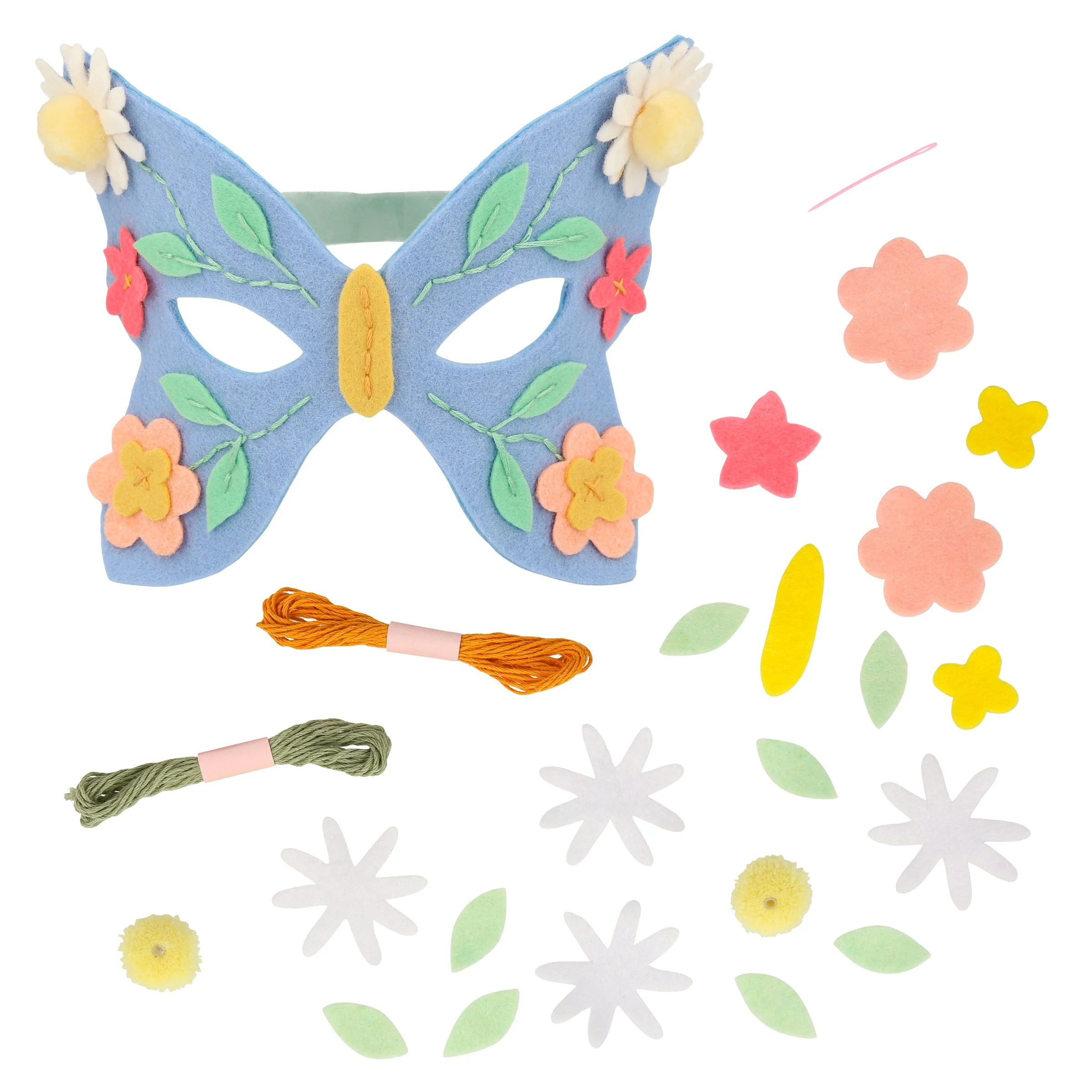 Flower Embroidery Butterfly Mask Kit - Image 4