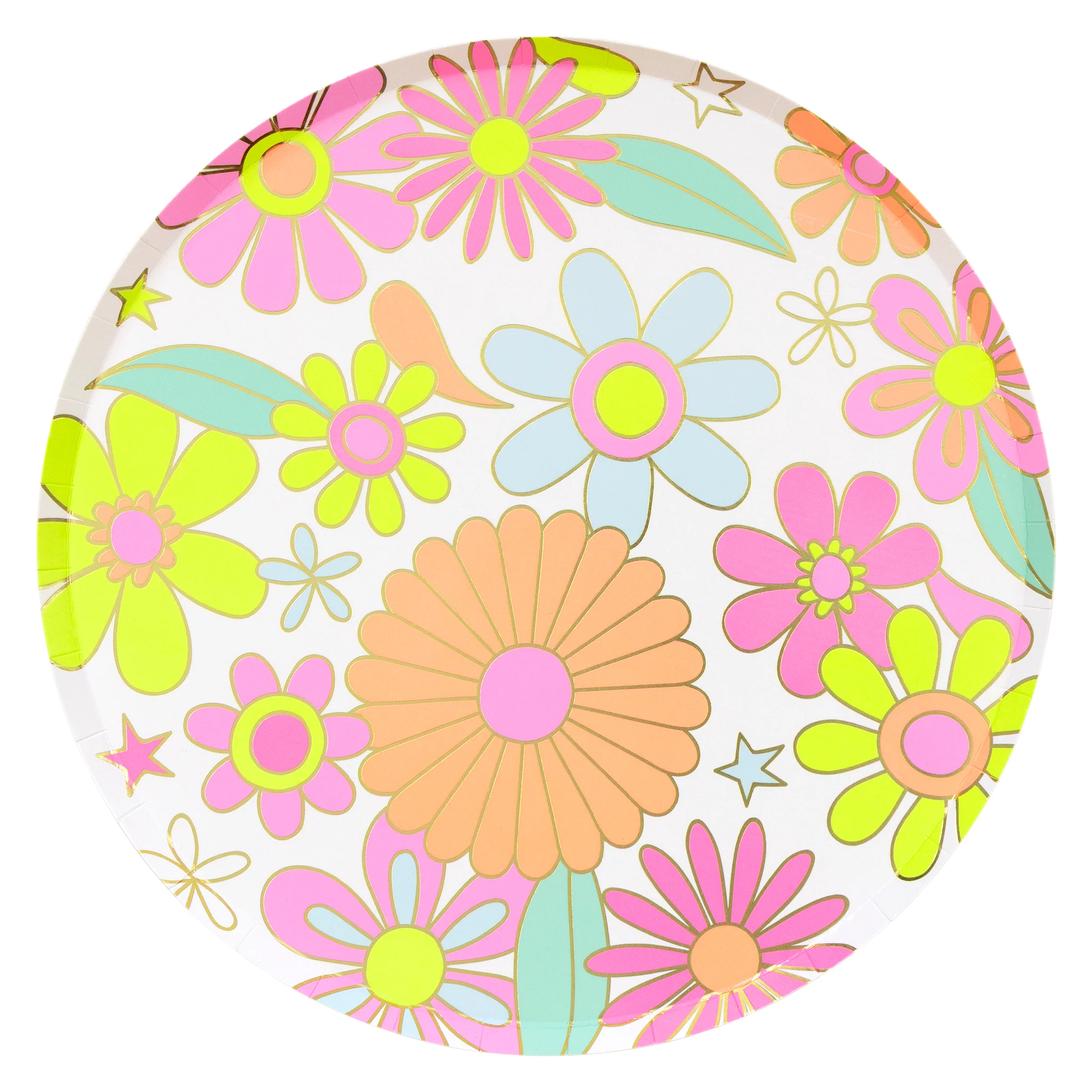 Flower Power Dinner Plates (x 8) - Image 4