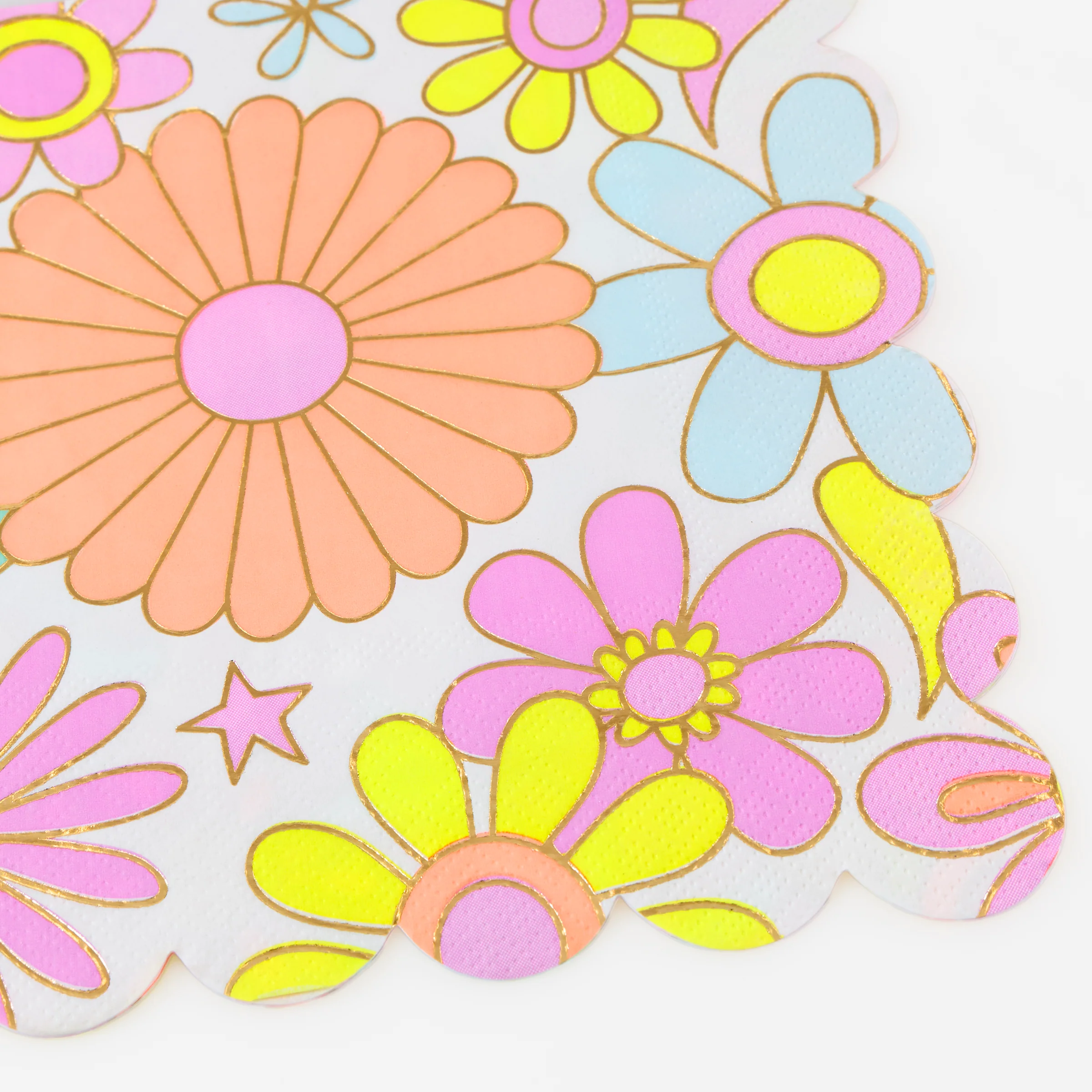 Flower Power Large Napkins (x 16) - Image 3
