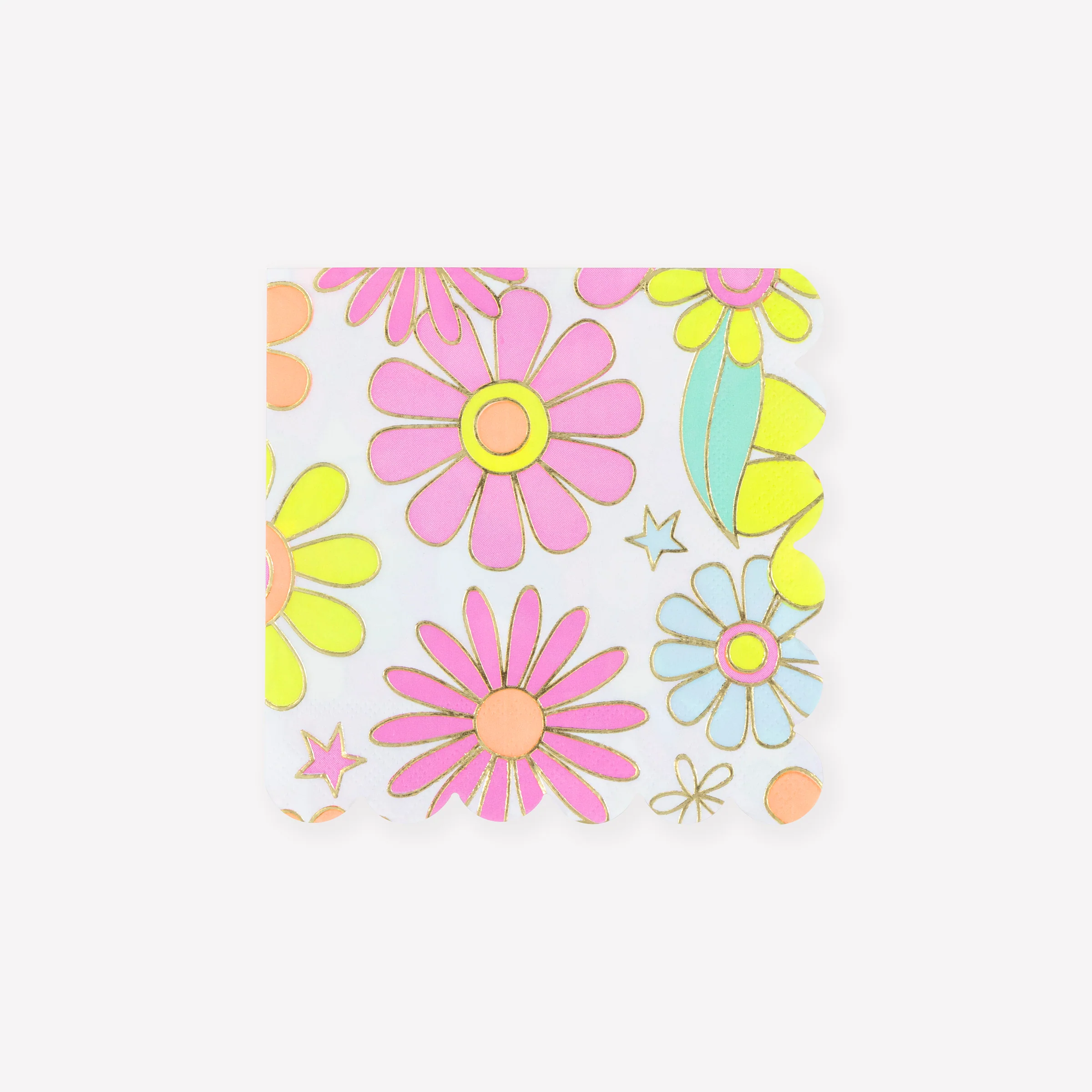 Flower Power Small Napkins (x 16)
