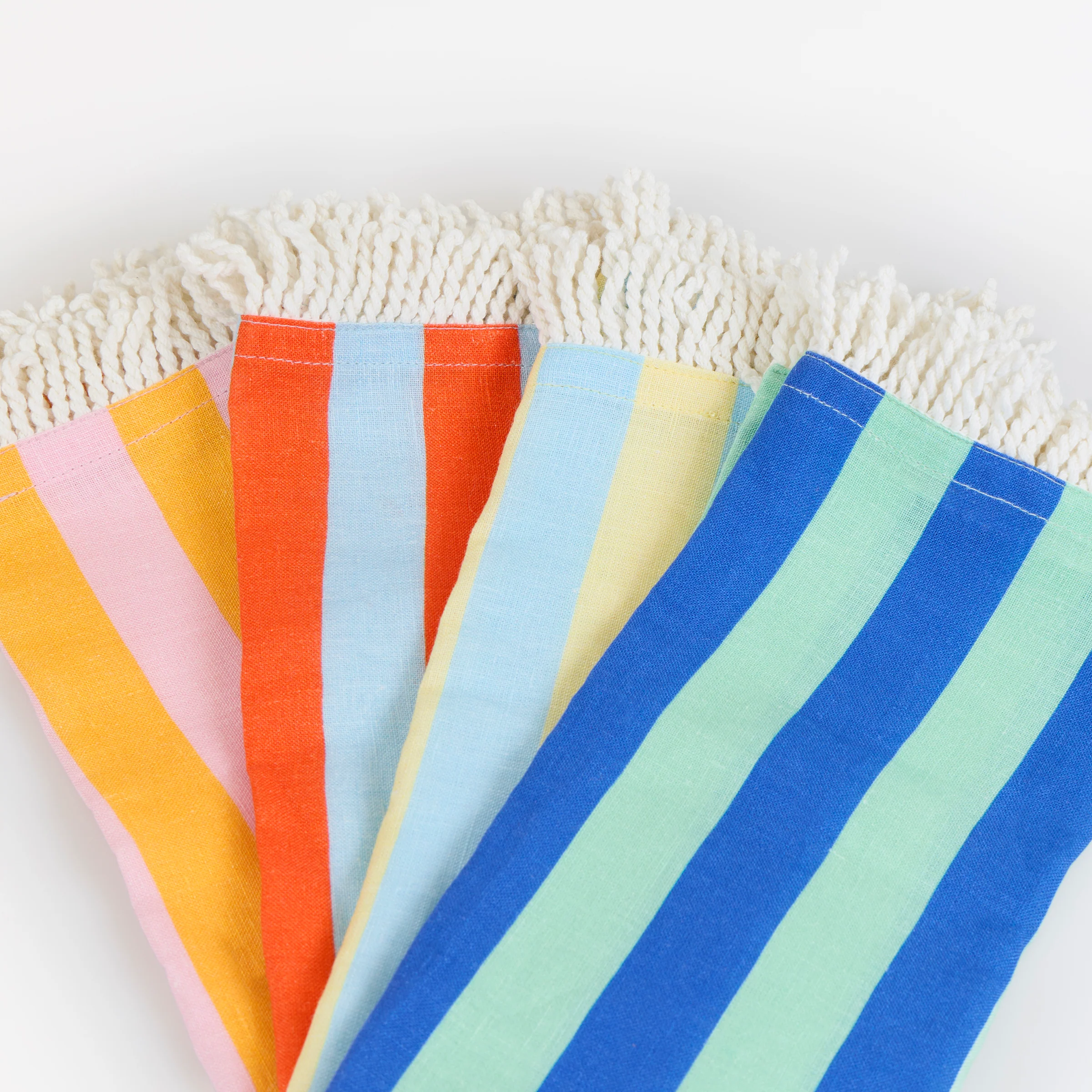 Fringe Cabana Fabric Napkins (x 4) - Image 4