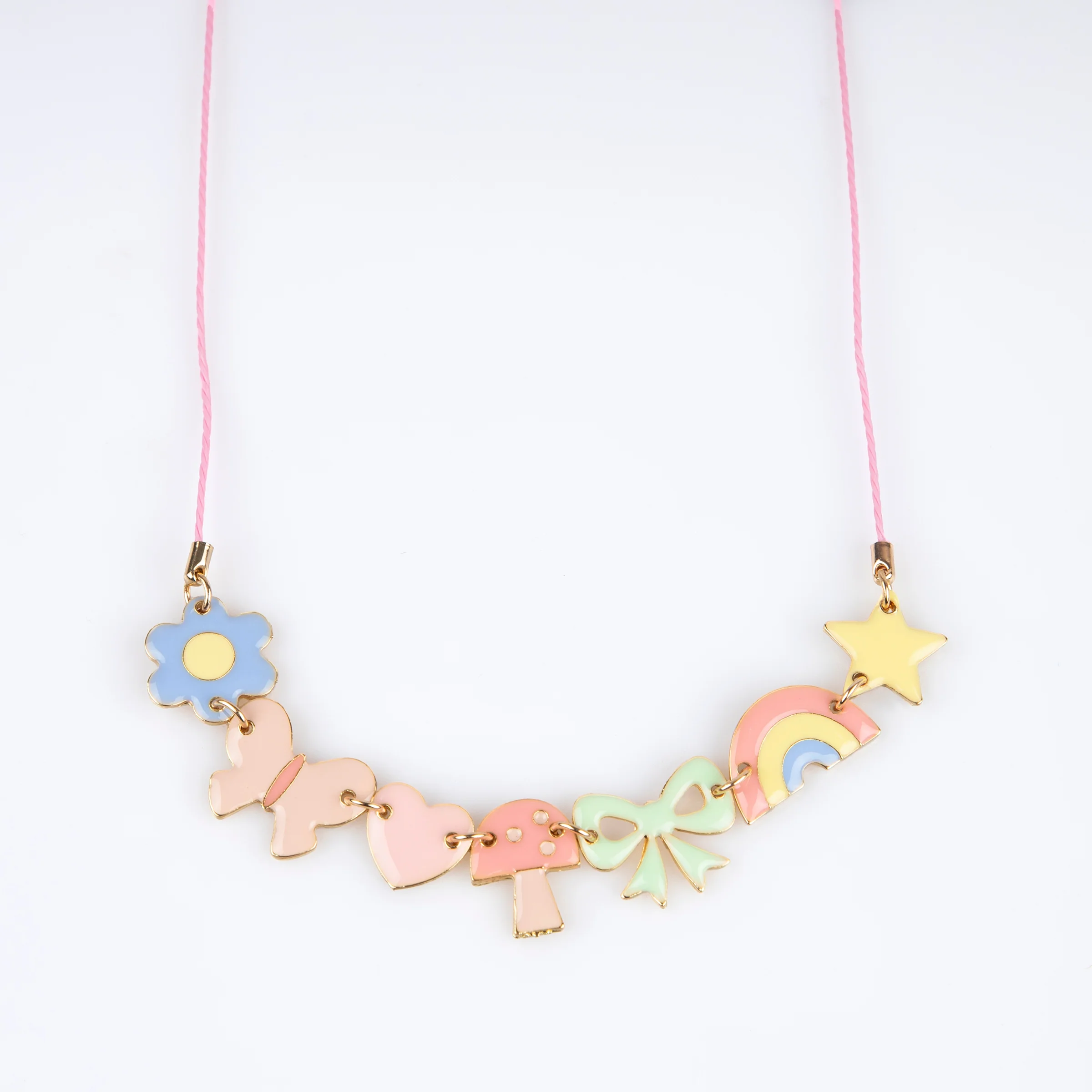 Fun Icons Enamel Charm Necklace - Image 2