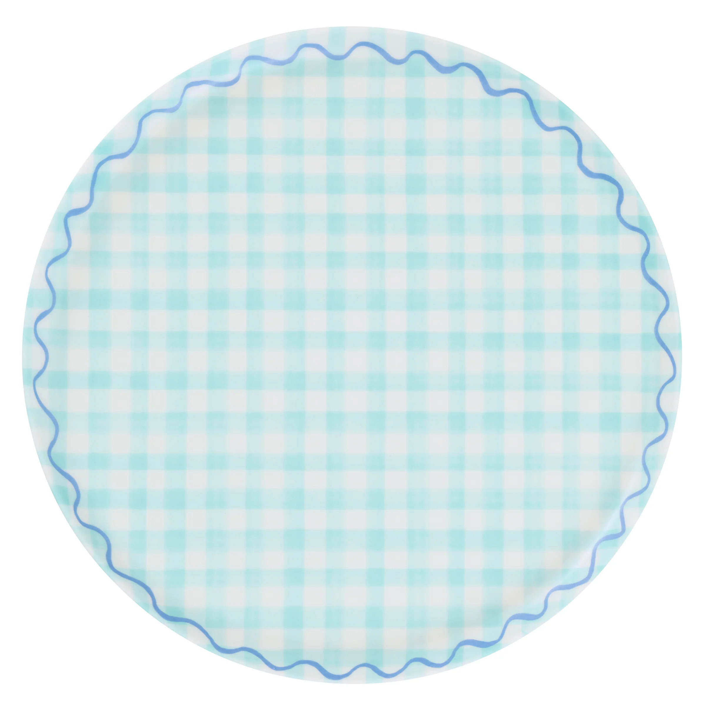 Gingham Reusable Large Plates (x 6) - Image 5