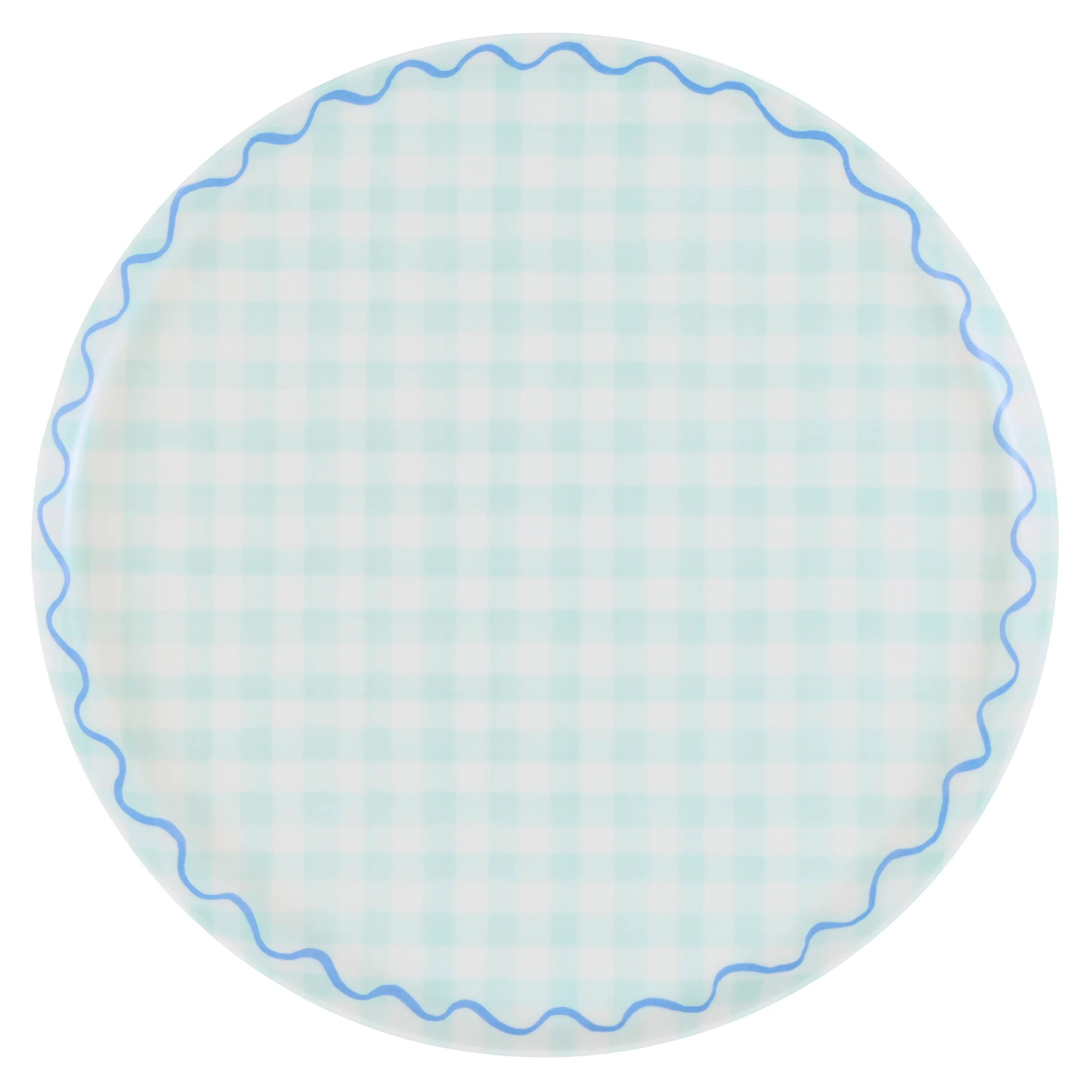 Gingham Reusable Large Plates (x 6) - Image 6