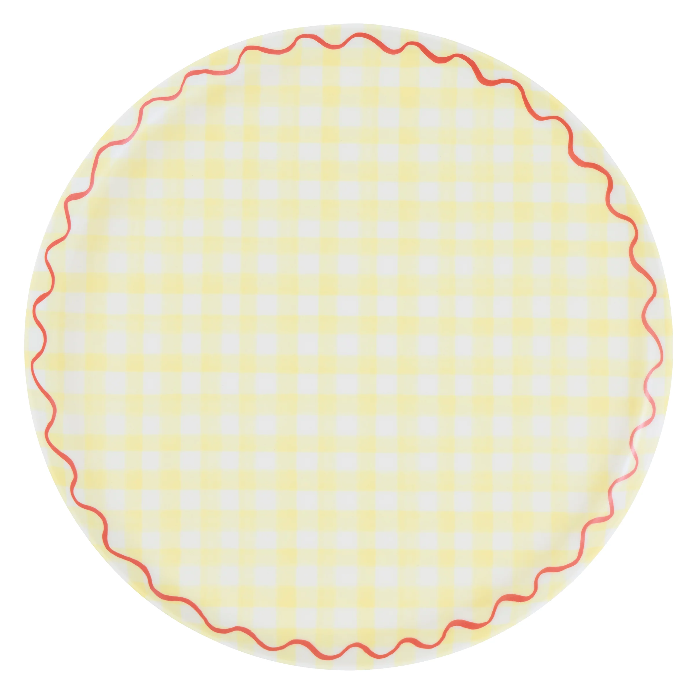 Gingham Reusable Large Plates (x 6) - Image 8