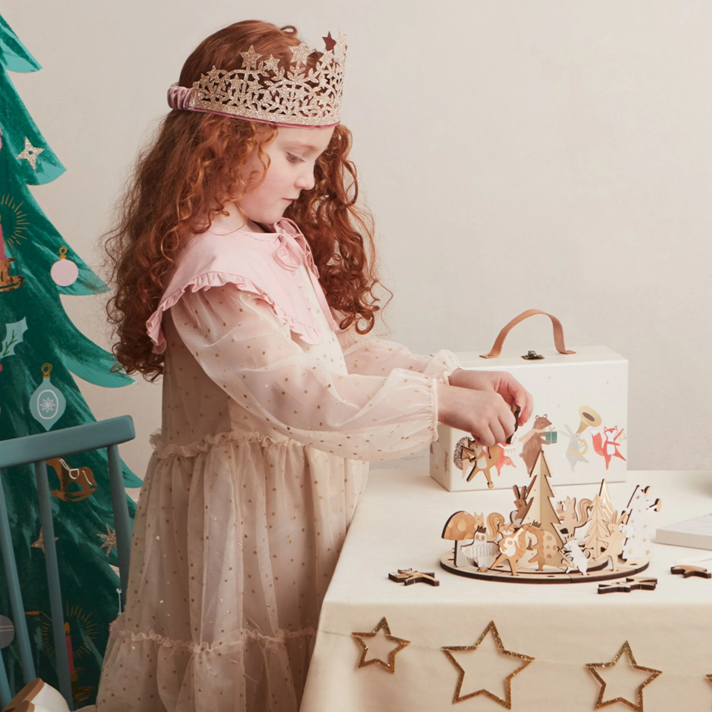 Glitter Fabric Star Crown - Image 6